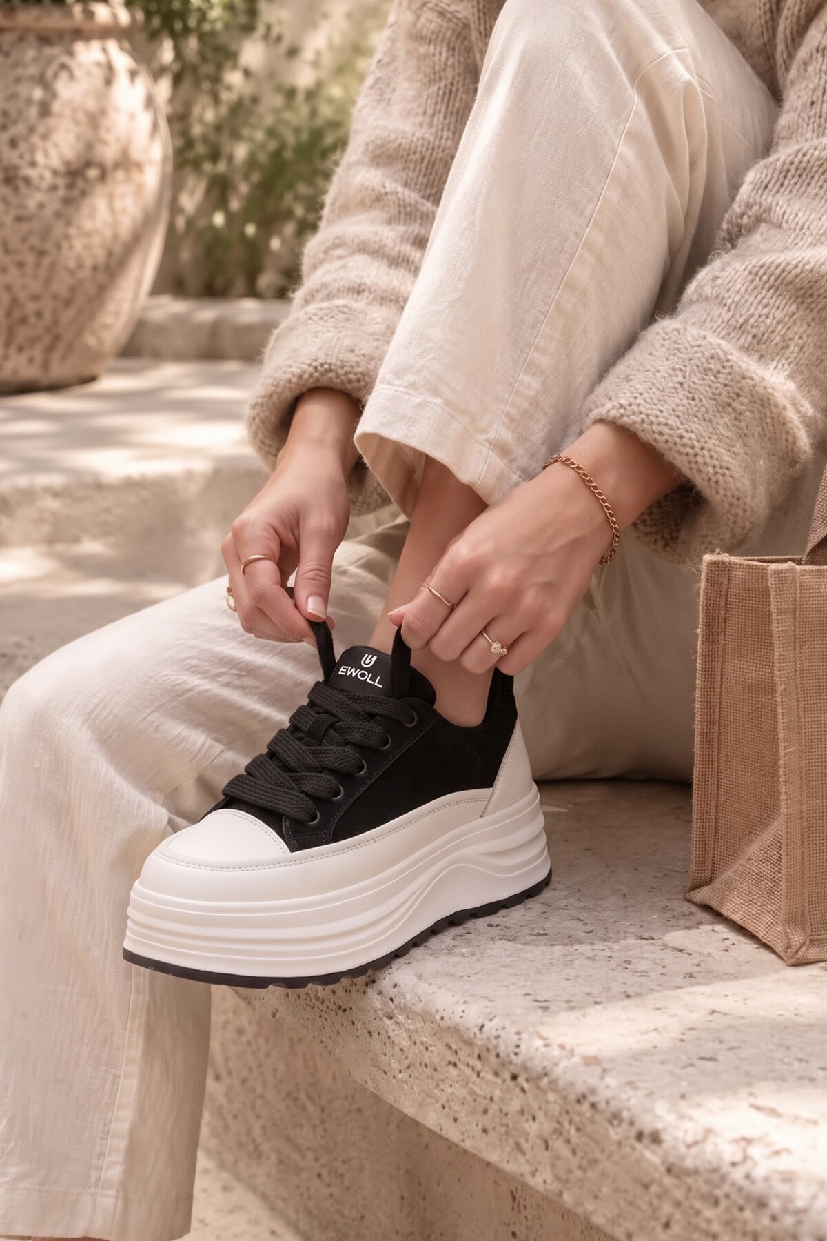 Elit HML262-1102 Kadın Klasik Sneaker Siyah