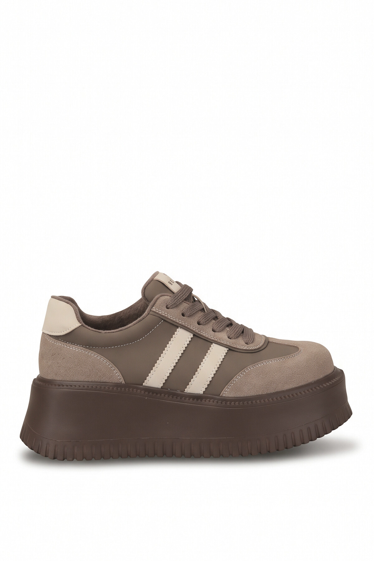 Elit HML262-1117 Kadın Klasik Sneaker Kahverengi