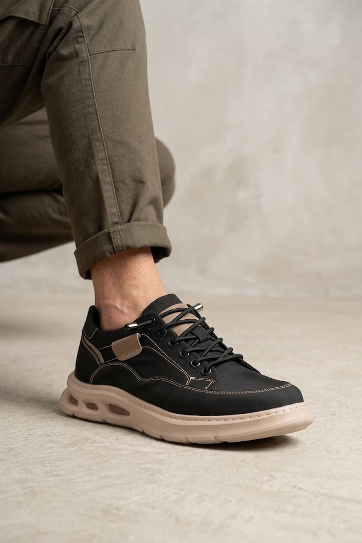 Elit HML9036 Erkek Klasik Sneaker Siyah