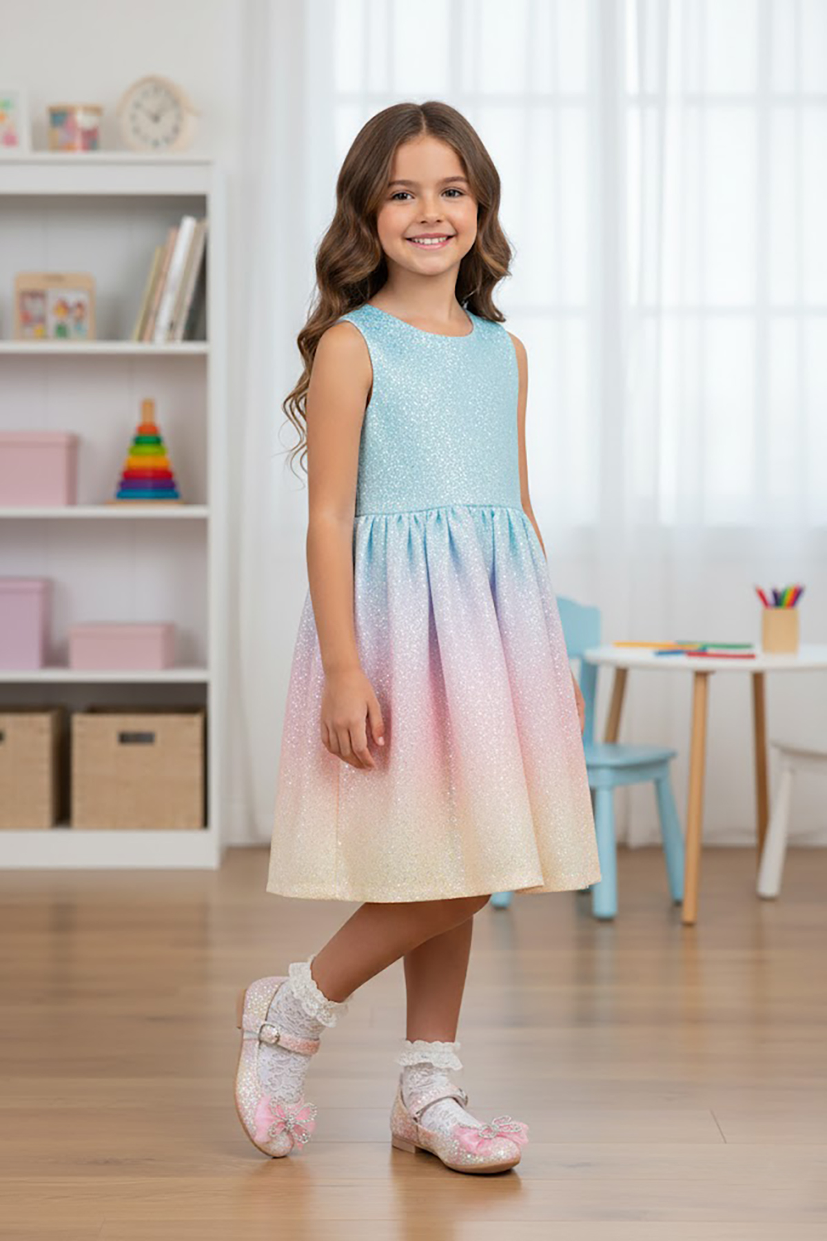 Elit HY-P-509-26Y Patik Kız Çocuk Babet Pembe