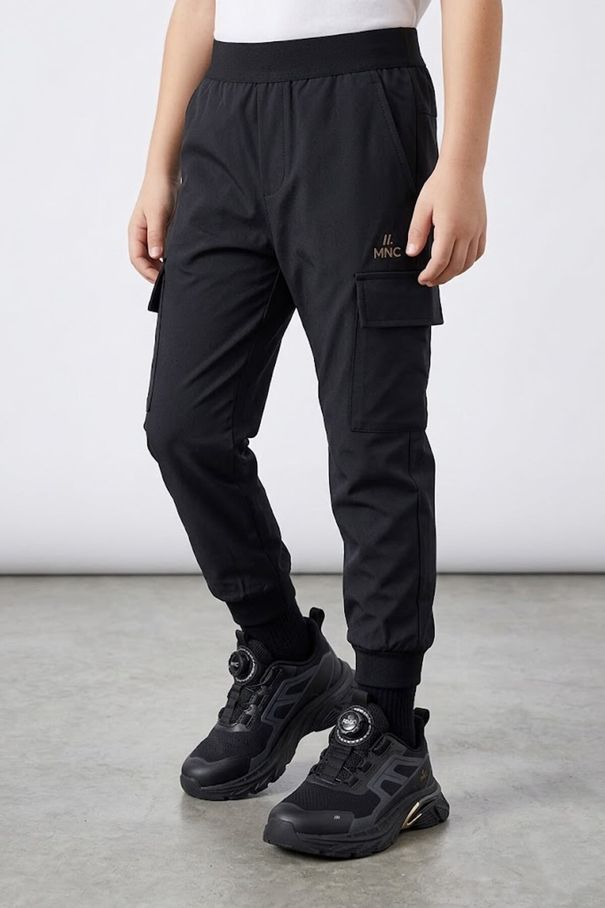 Elit İH1-F-BZX007-26Y Filet Erkek Çocuk Klasik Sneaker Siyah
