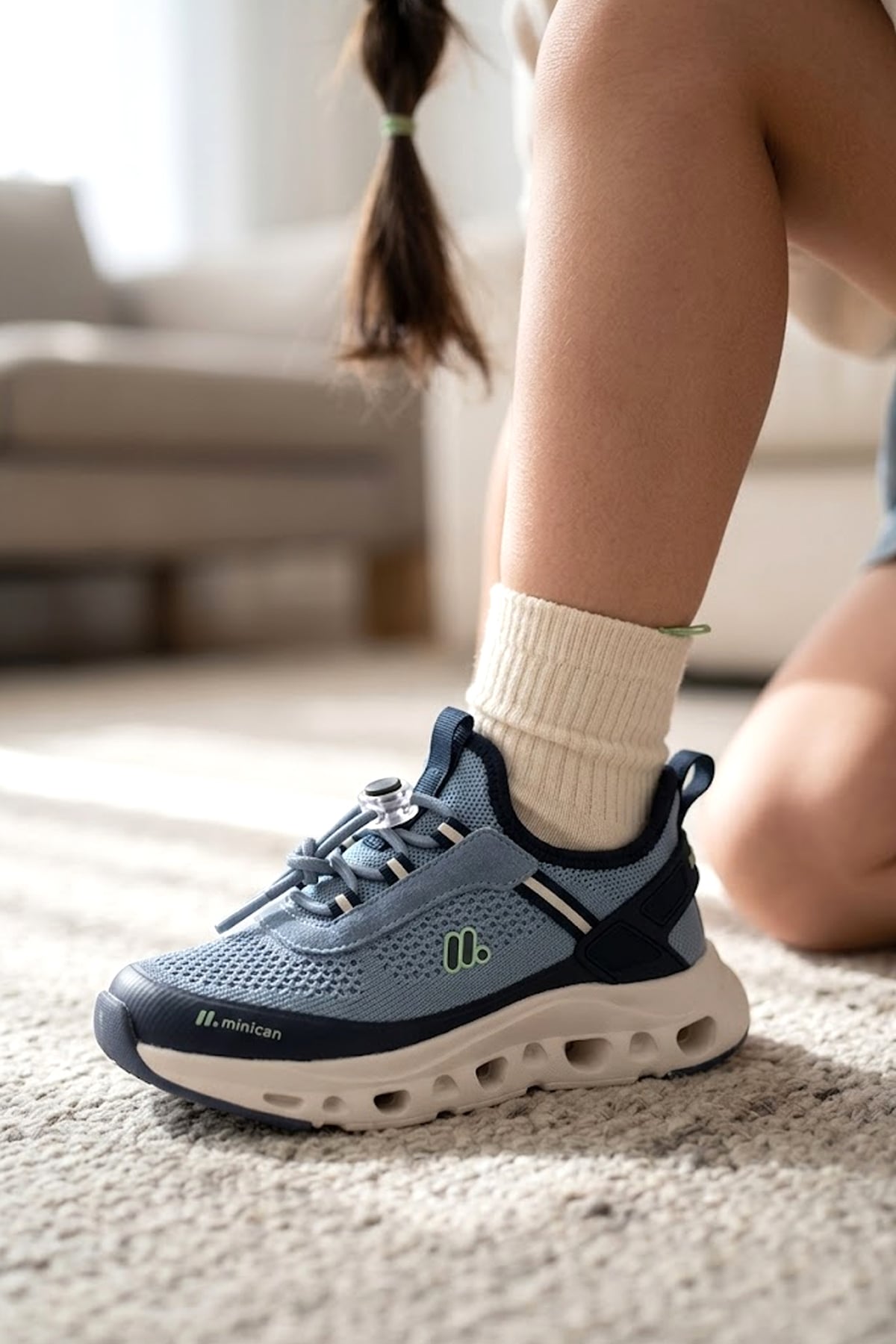 Elit İH1-P-BZX001-26Y Patik Kız Çocuk Klasik Sneaker İndigo