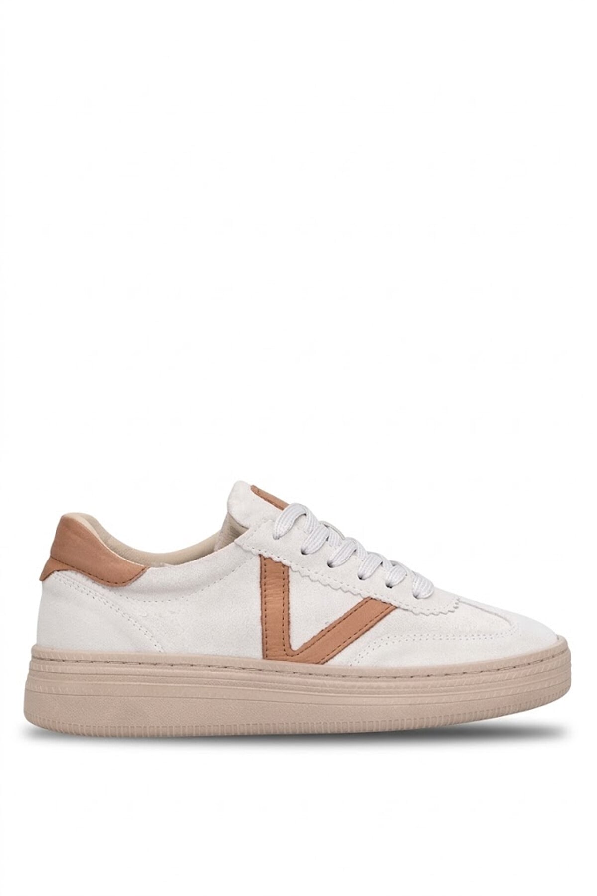 Elit KOC19433 Kadın Hakiki Deri Klasik Sneaker Beyaz