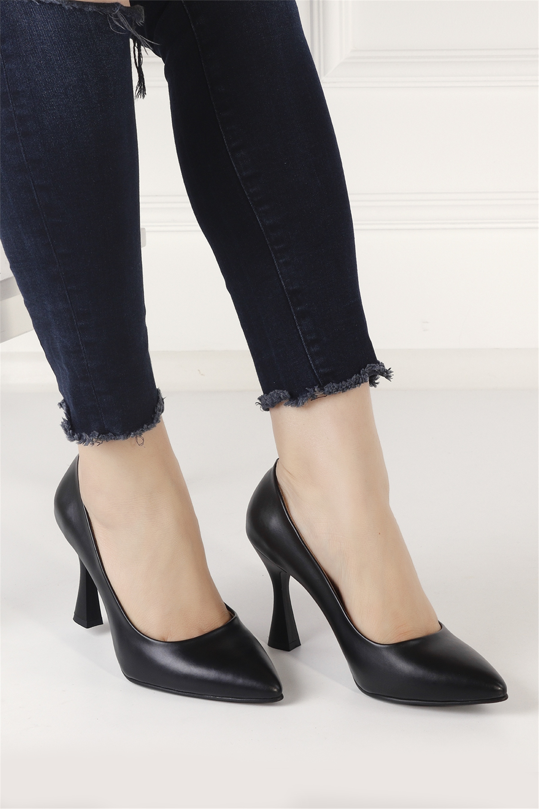 Elit Mst1337C Kadın Stiletto Siyah