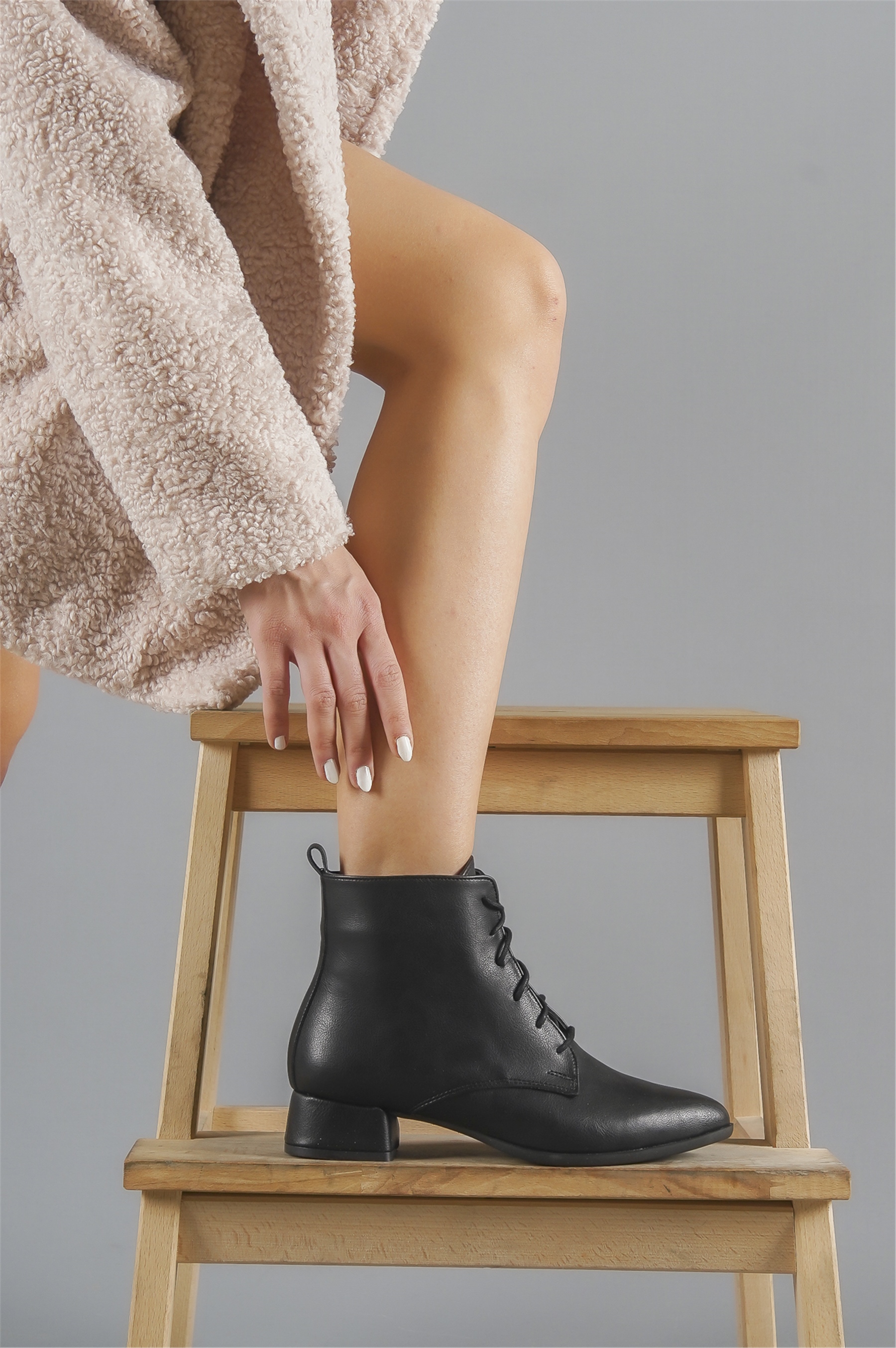 Elit Mst577C Kadın Bot Siyah