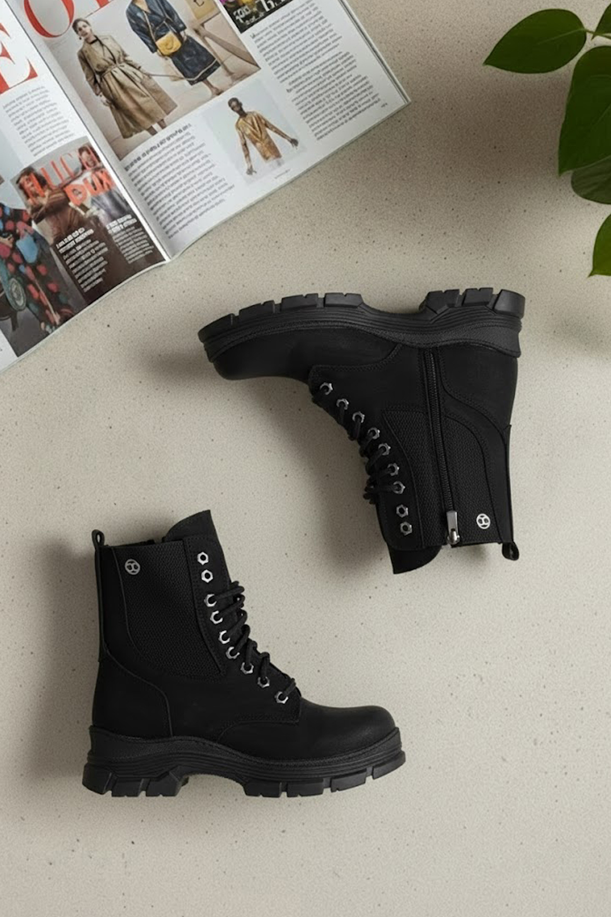 Elit OZRSL202N Kadın Chelsea Bot Siyah