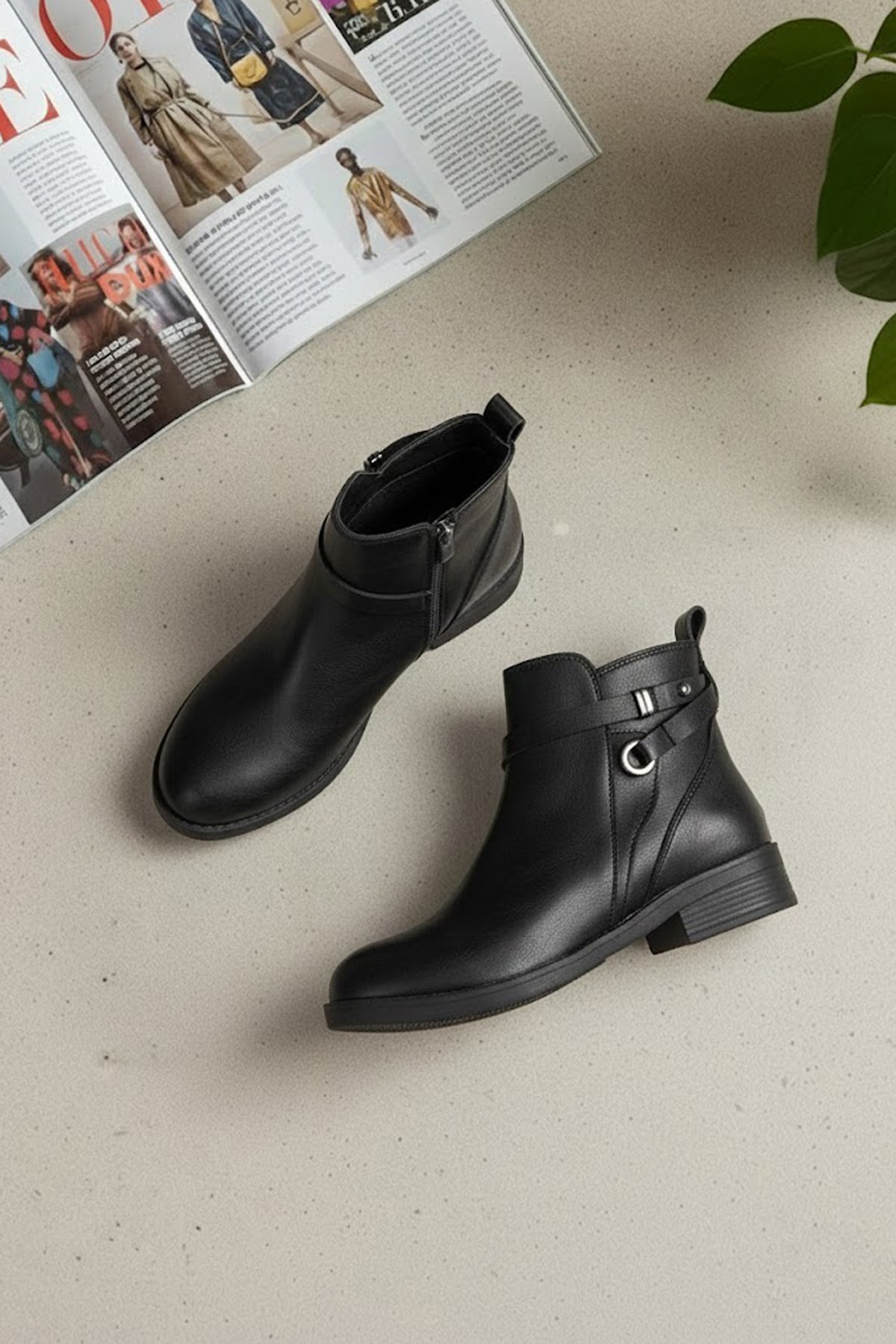 Elit OZRSL611C Kadın Klasik Bot Siyah