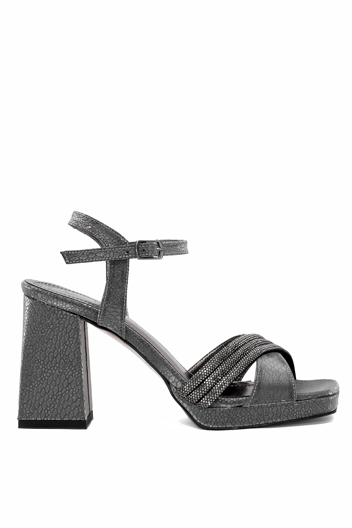 Elit PM08 K98 Kadın Platform Ayakkabı Platin