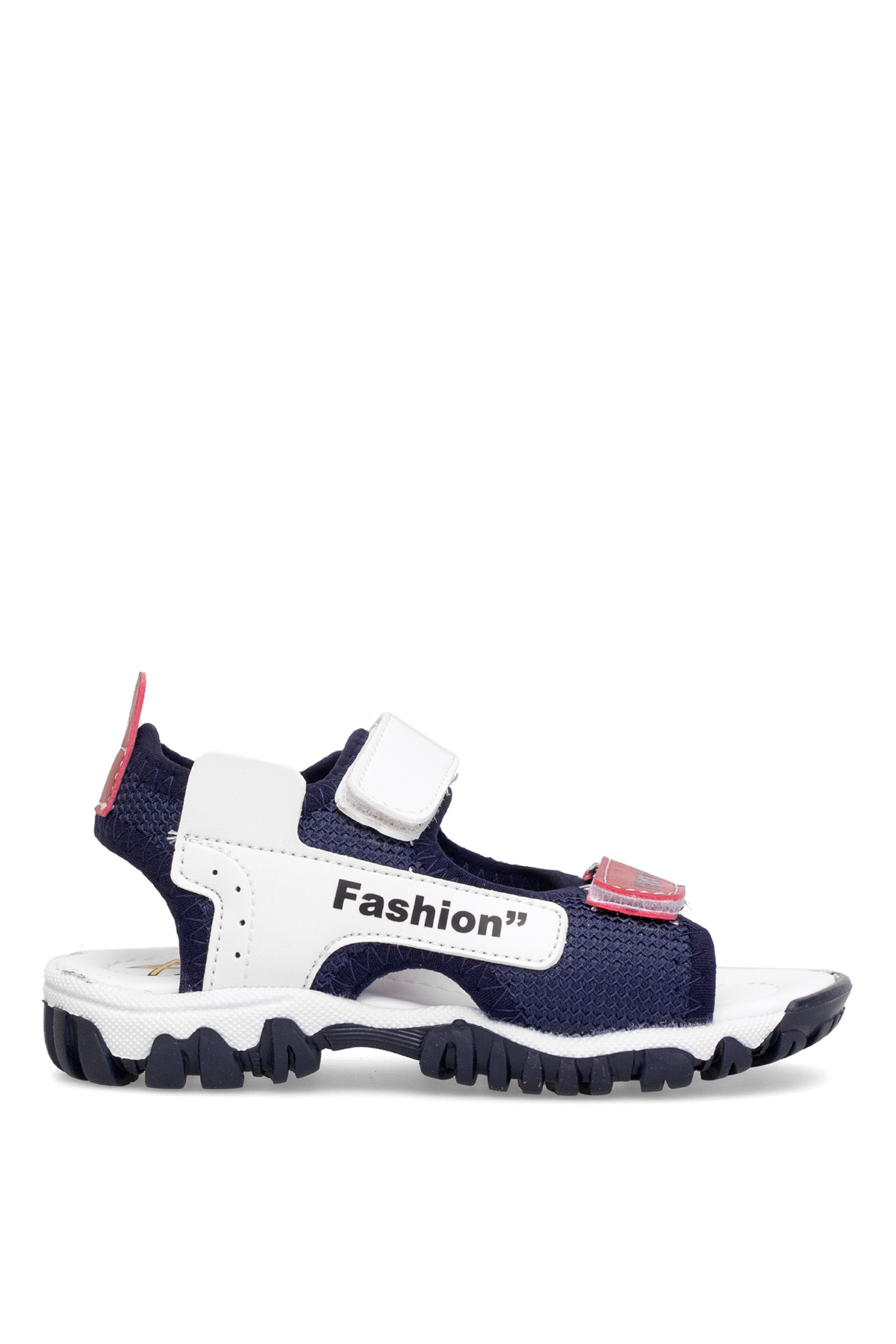 Elit ŞA-P-022-25Y Patik Erkek Çocuk Düz Sandalet Lacivert - Kırmızı