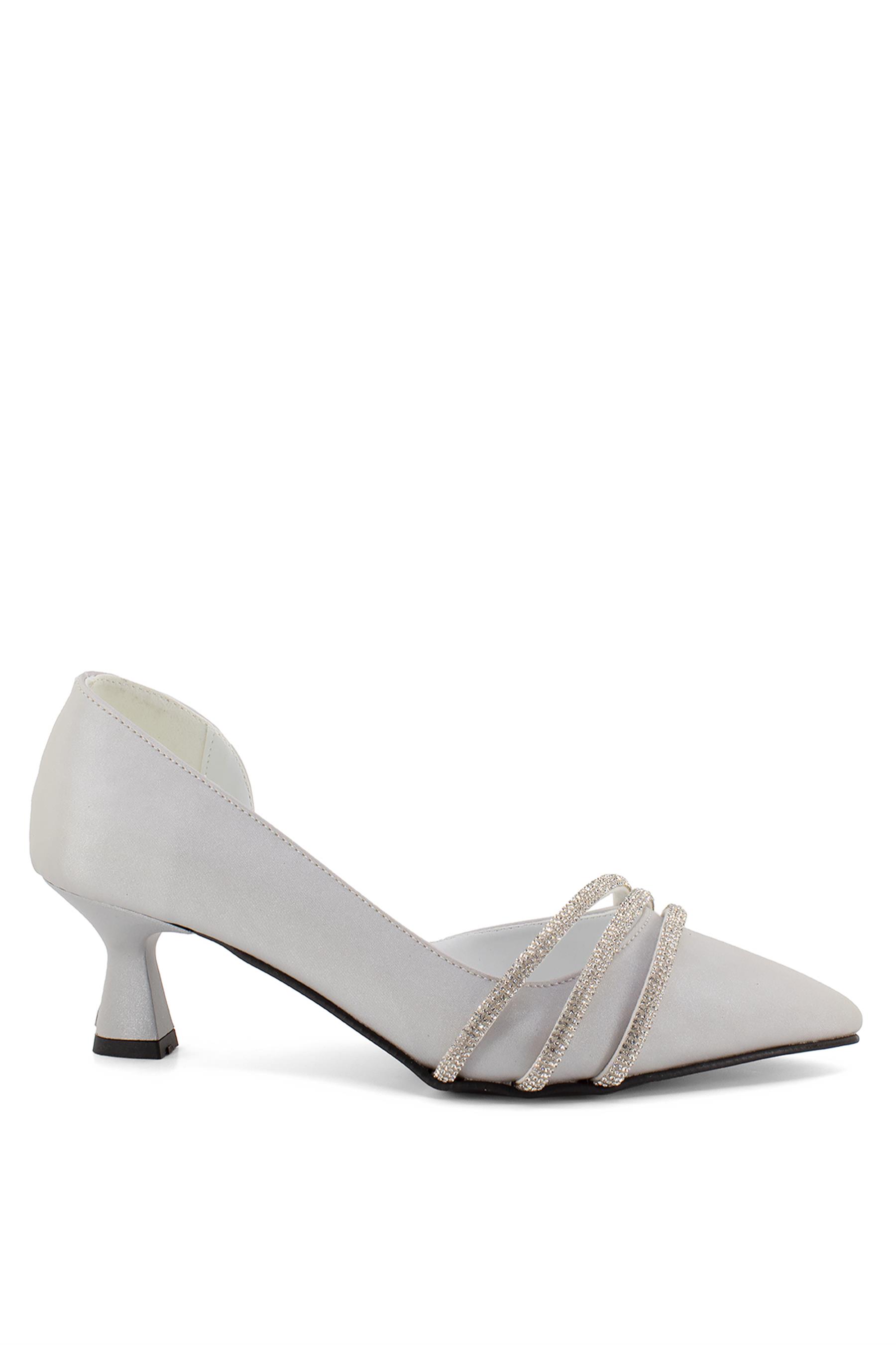 Elit Scm51.55S Kadın Topuklu Ayakkabı Gümüş