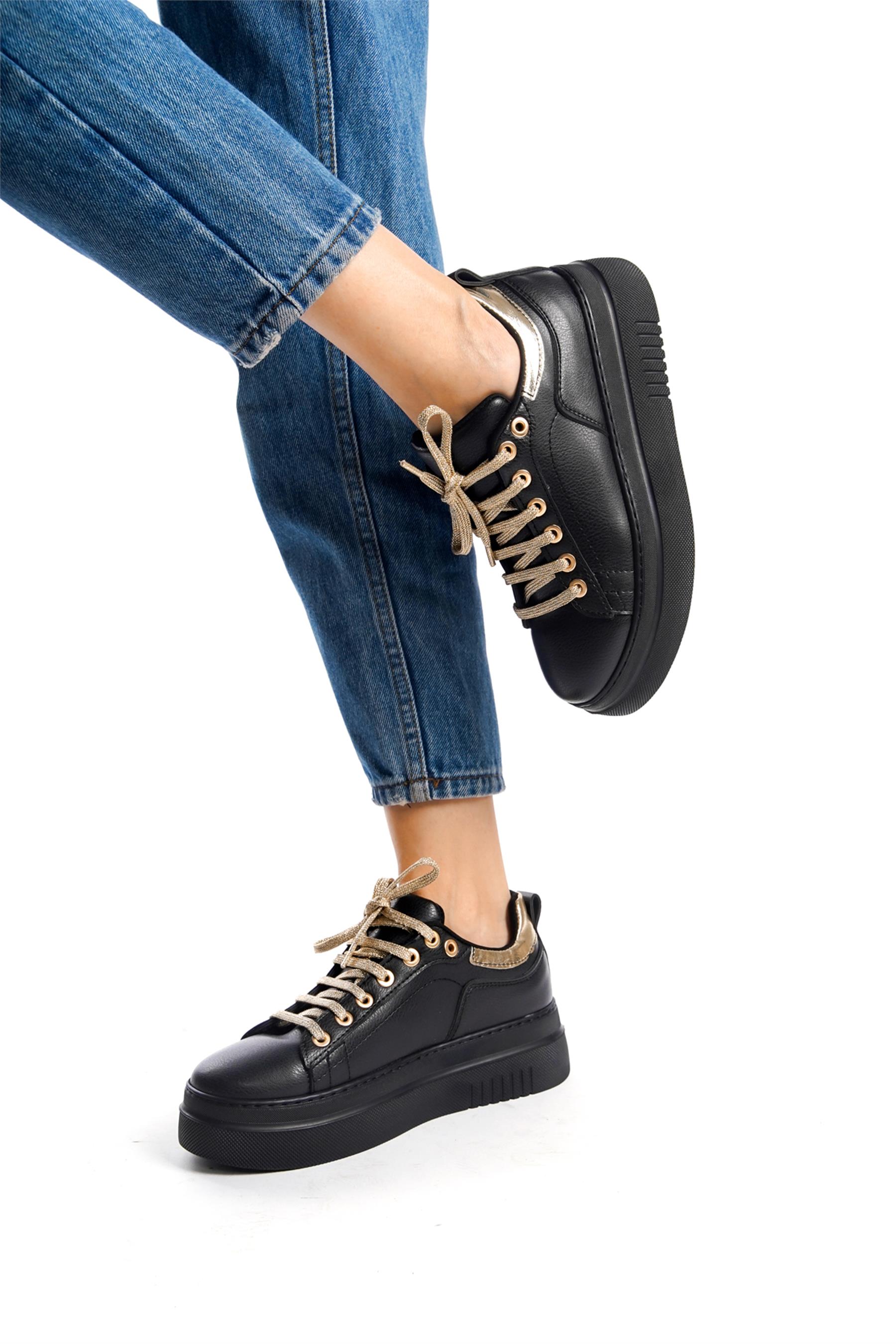 Elit Sis0021C Kadın Casual Ayakkabı Siyah