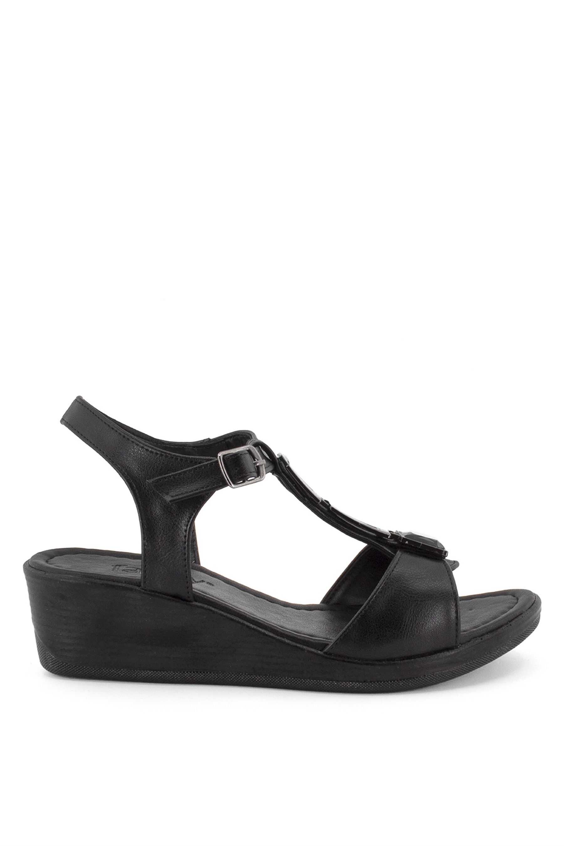 Elit ThFnc01C Kadın Sandalet Siyah