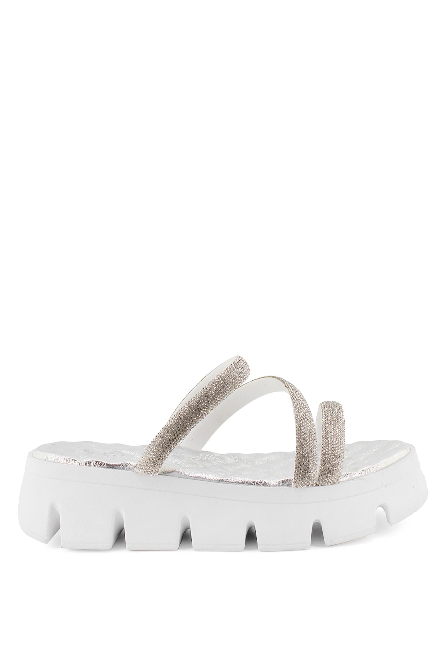 Elit Wll7706T Kadın Terlik Gümüş