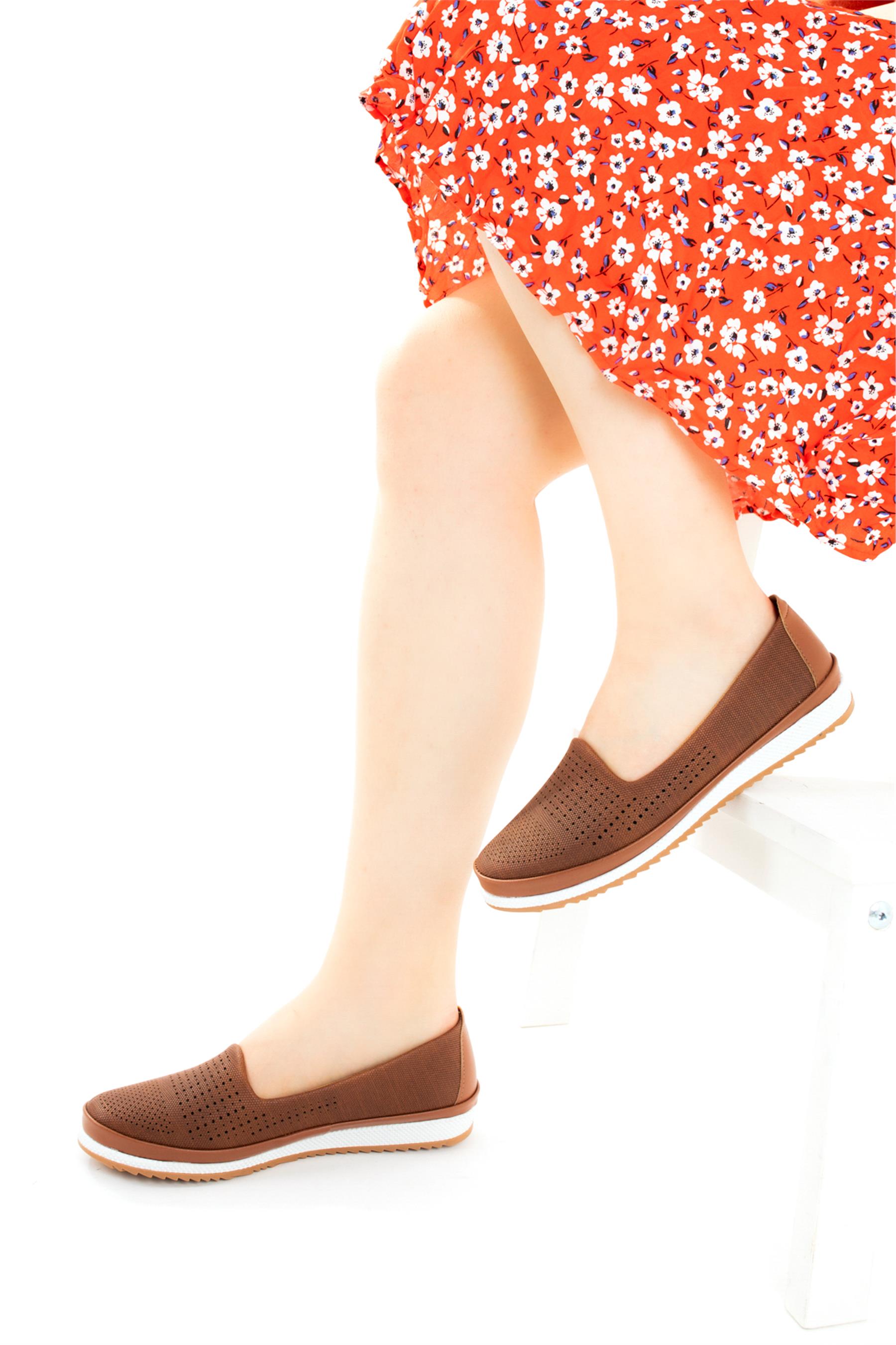 Elit Wnt100N Kadın Günlük Ayakkabı Taba