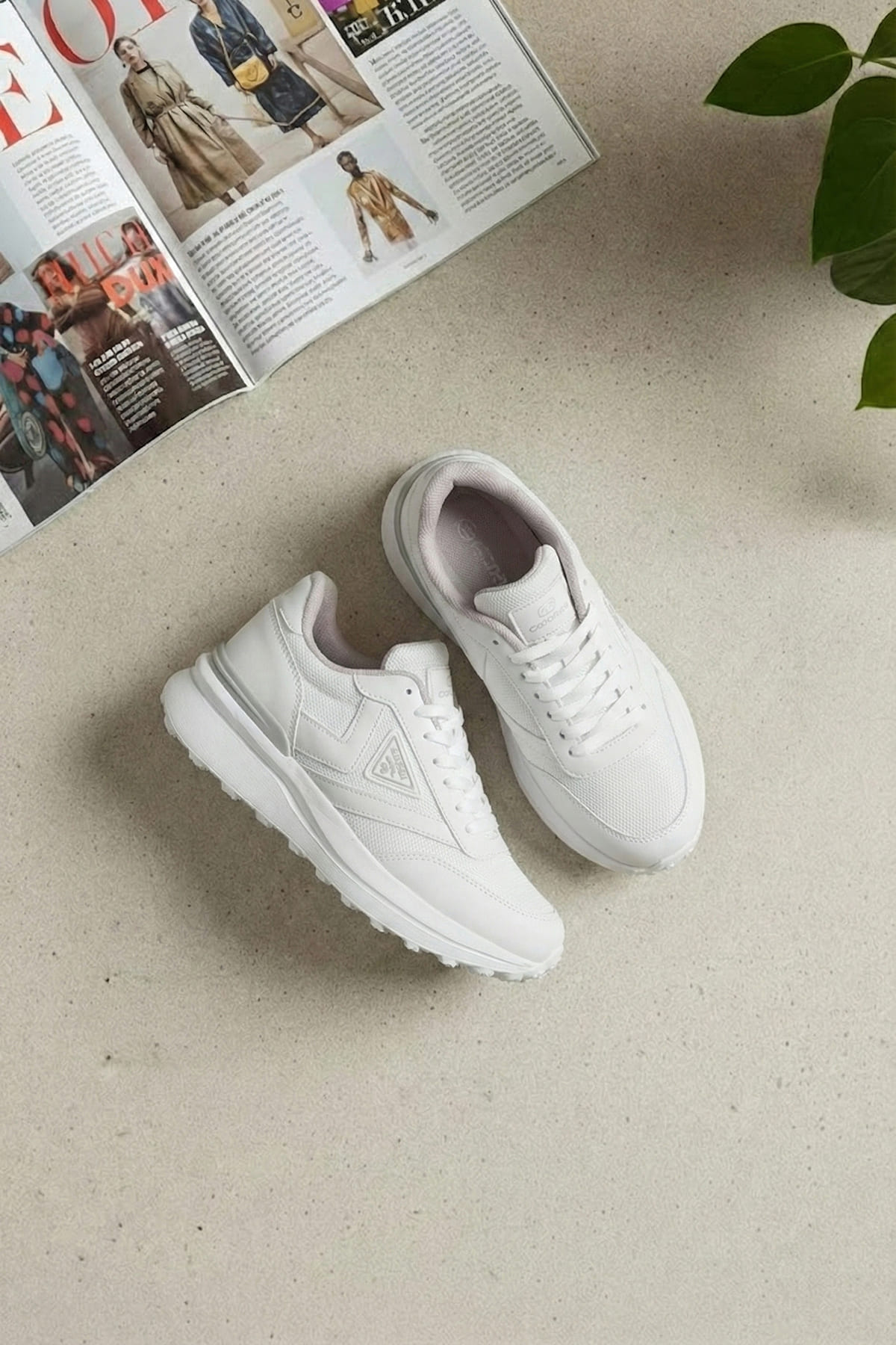 Elit YSCPX6081 Kadın Klasik Sneaker Beyaz