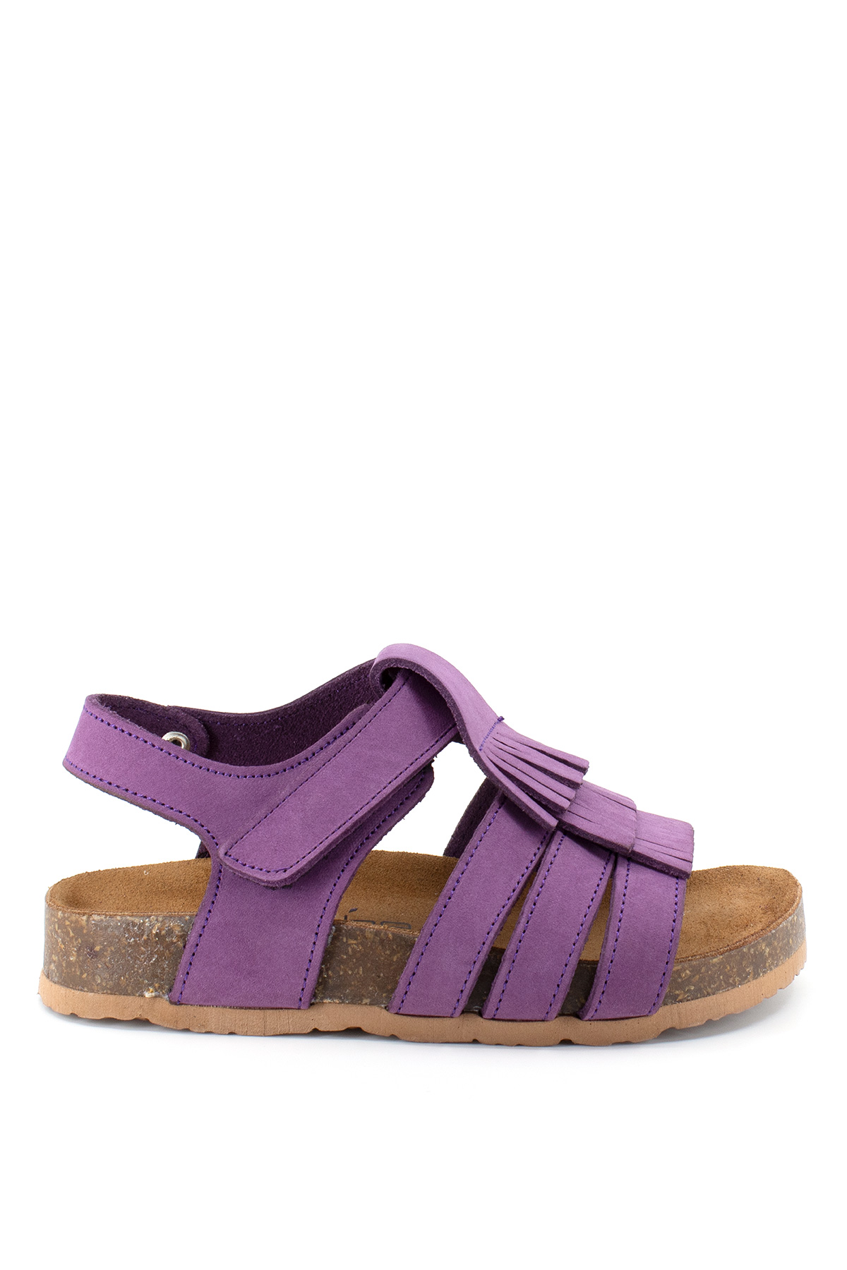 Fuar 511 T 2005 K Patik Deri Sandalet Mor
