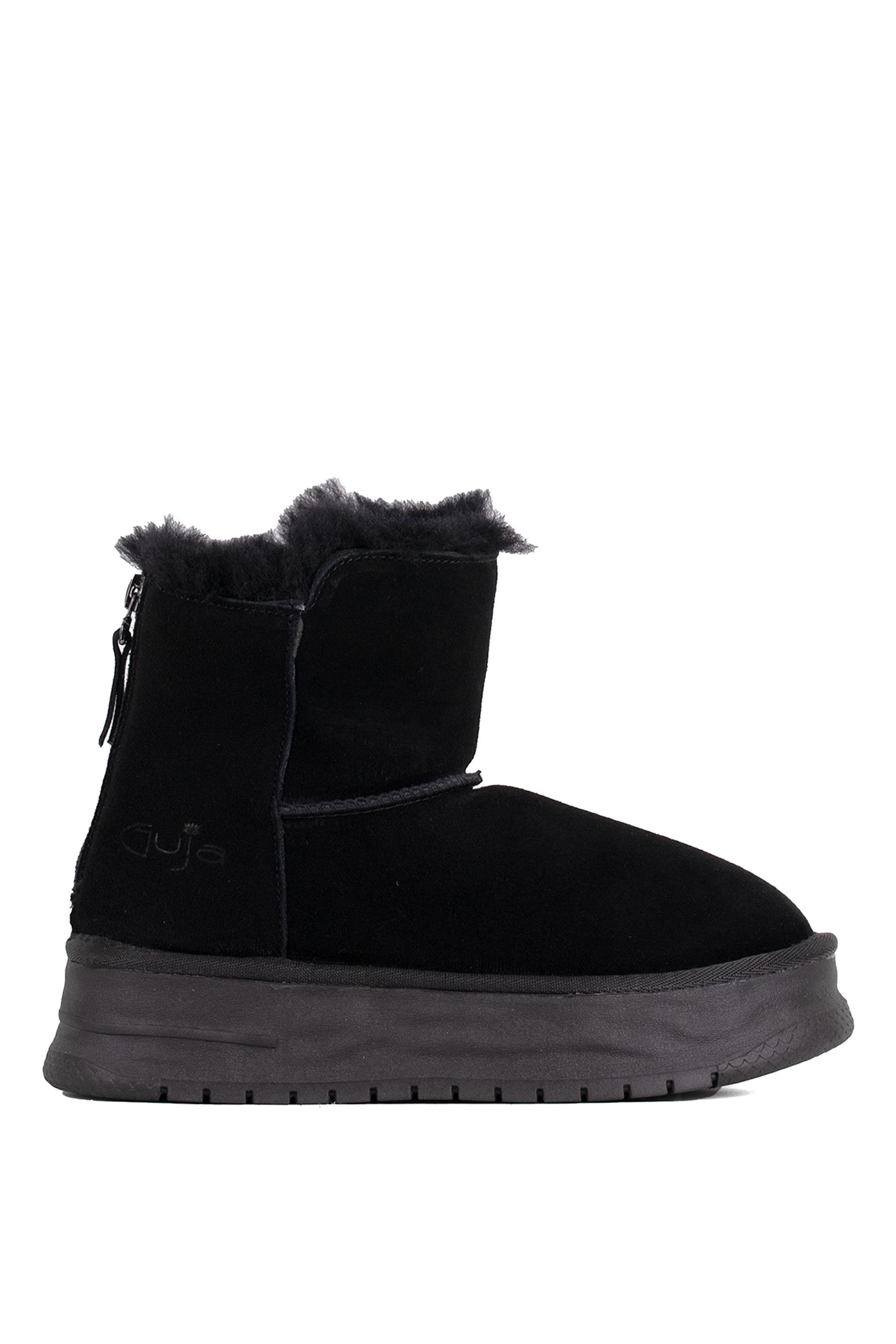 Guja 24K156-2 Kadın Düz Bot Siyah