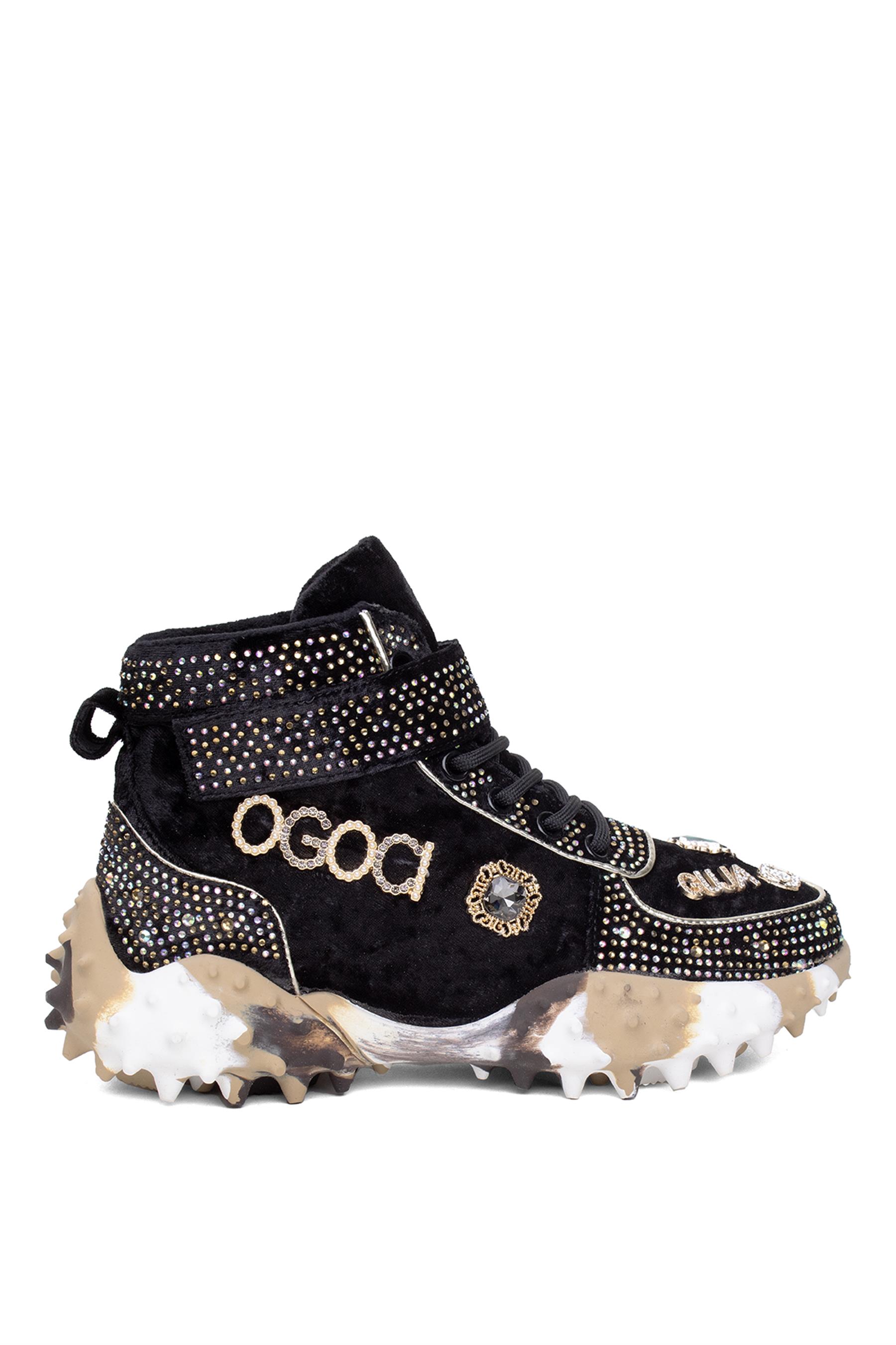 Guja 24K351 Kadın Klasik Sneaker Siyah