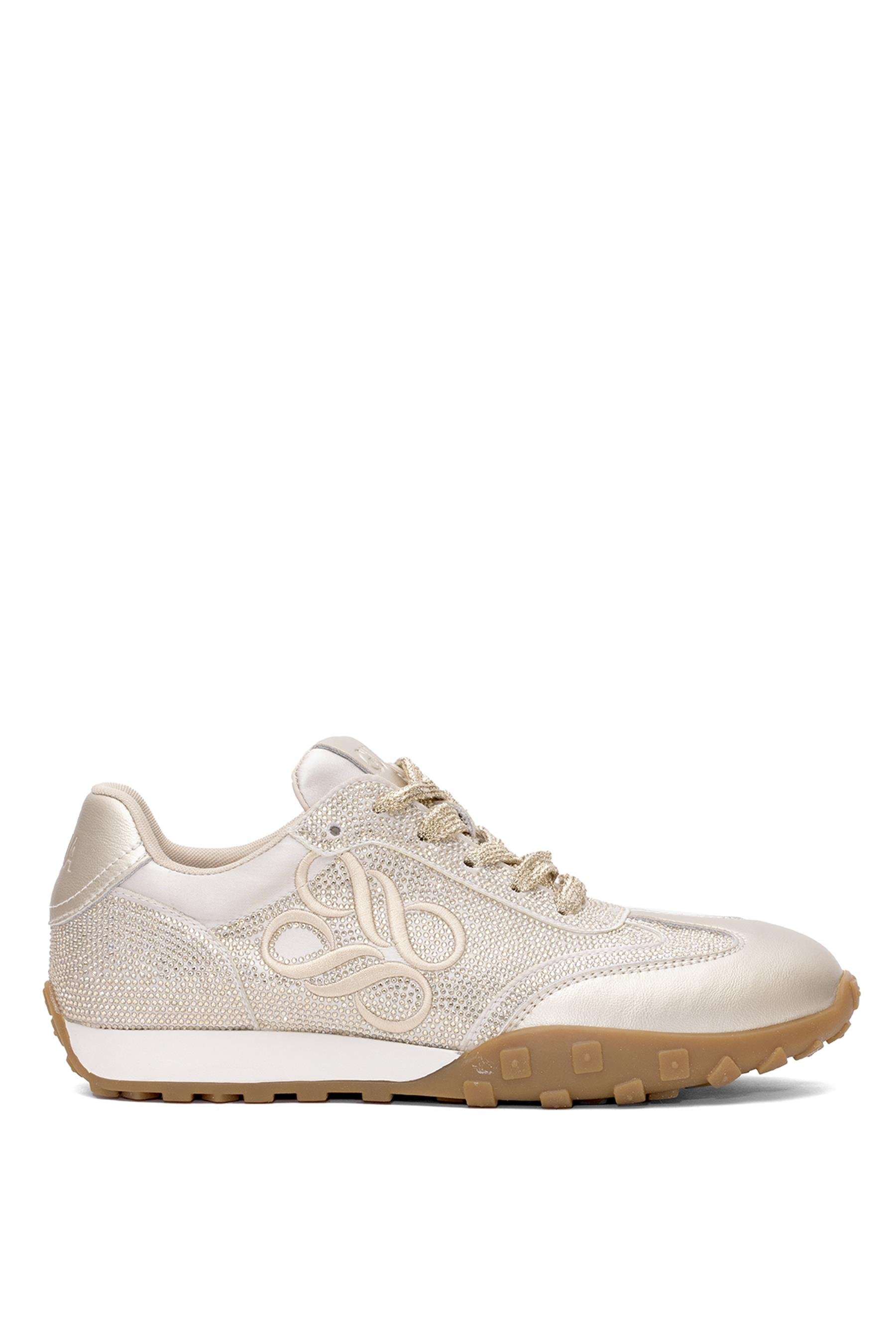 Guja 25Y318 Kadın Taşlı Yürüyüş Ayakkabısı Altın