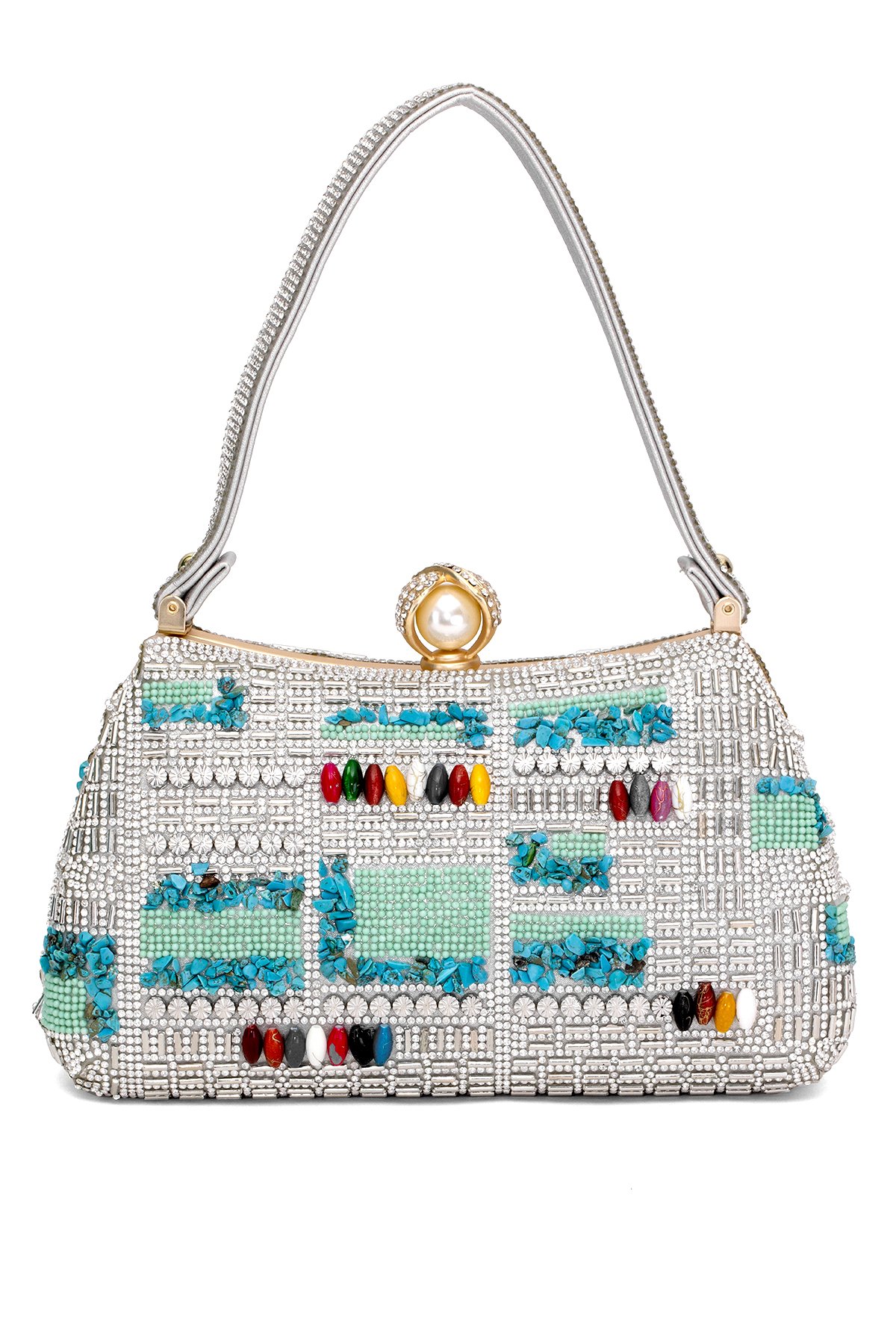 Guja 25YG456 Kadın El Çantası Gümüş