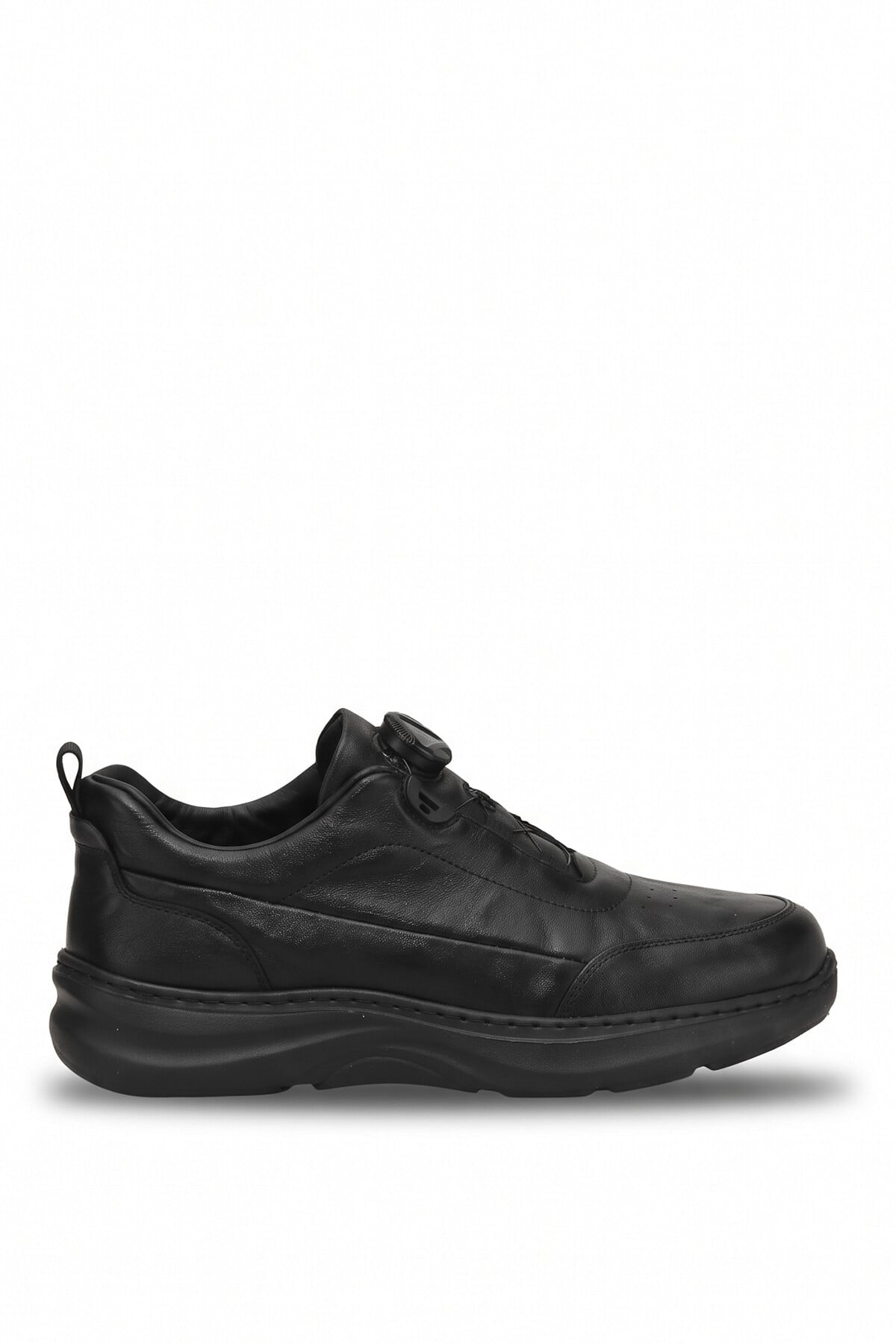 Guja 26BLG541-1 Erkek Hakiki Deri Klasik Sneaker Siyah