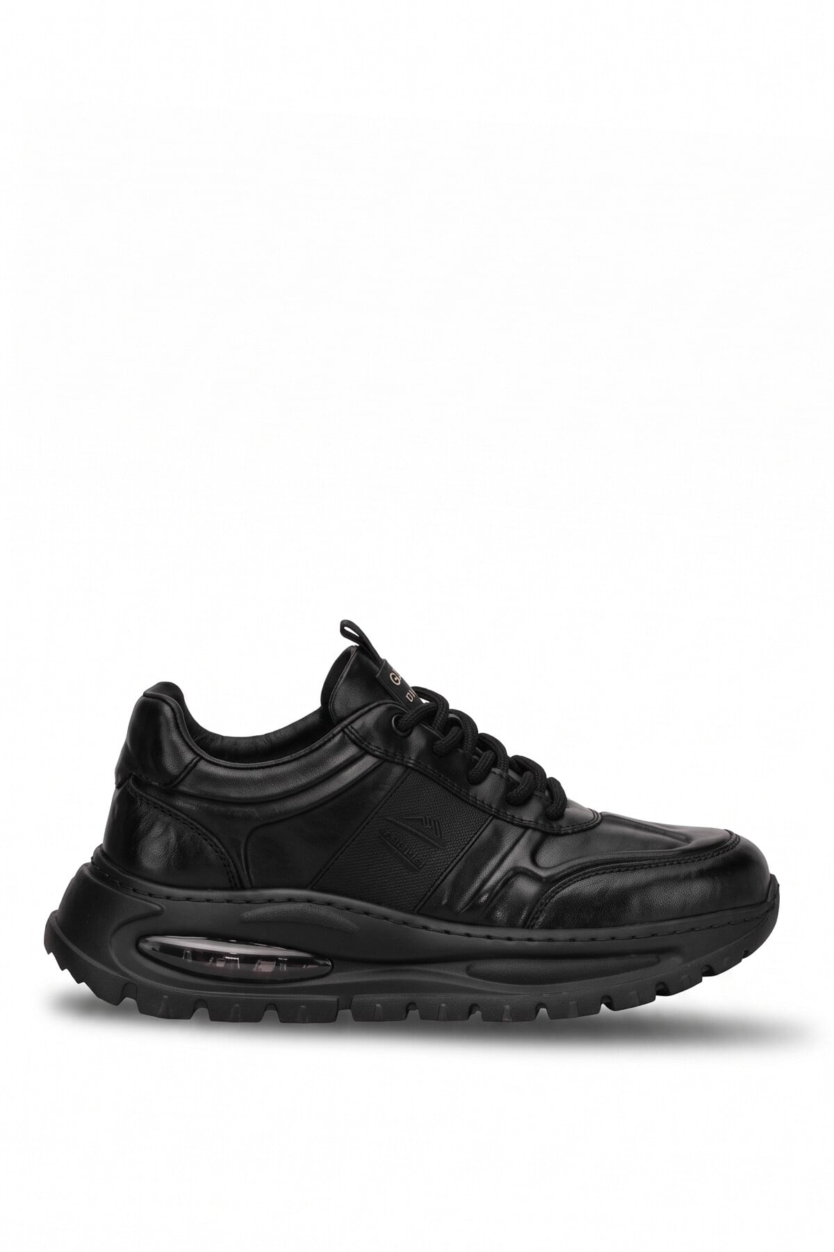 Guja 26BLG548-1 Erkek Hakiki Deri Klasik Sneaker Siyah