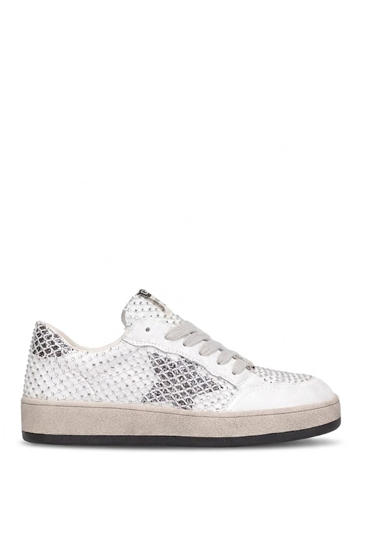 Guja 26Y374 Kadın Hakiki Deri Klasik Sneaker Gümüş