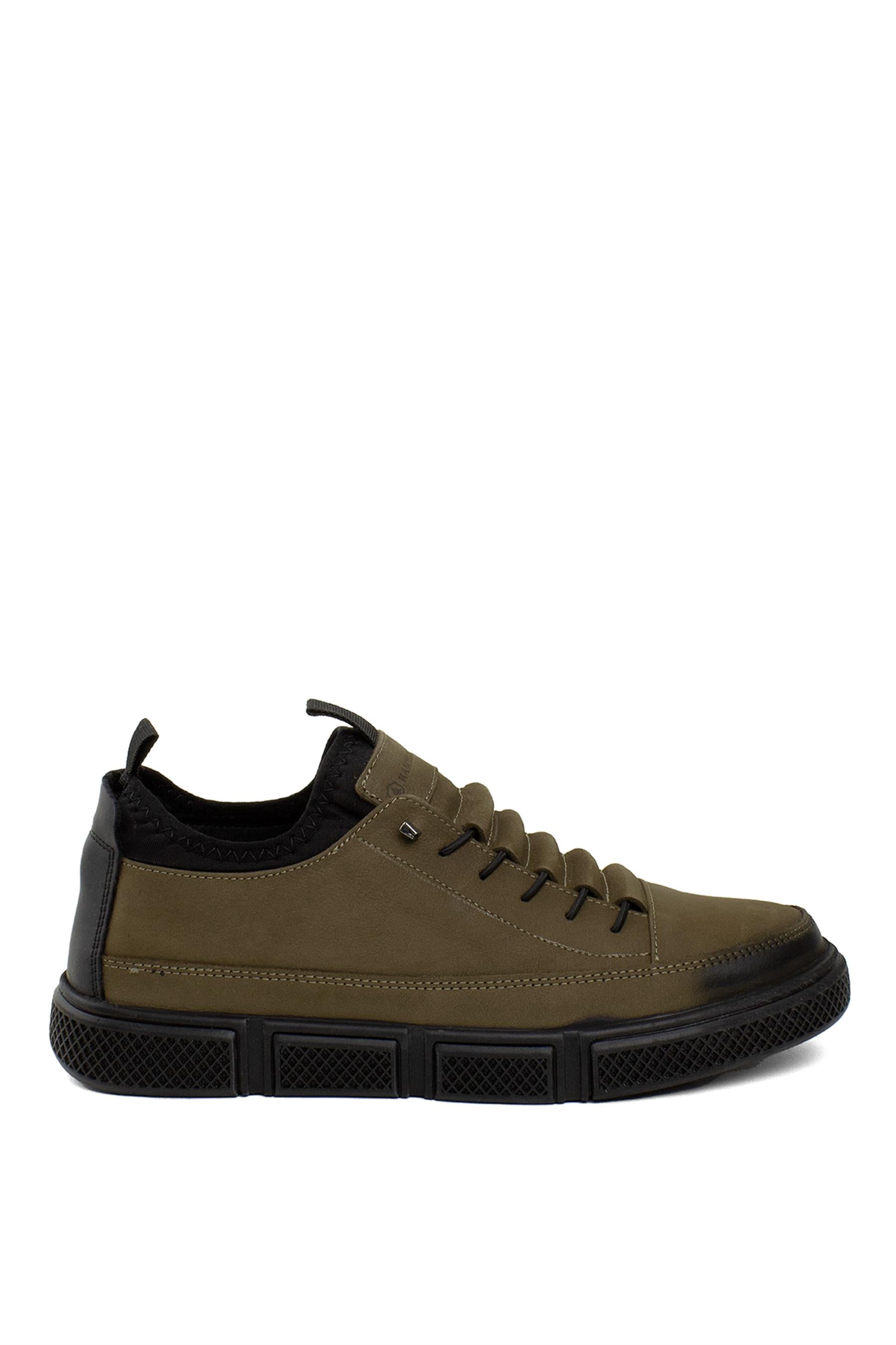 Hammer Jack 102 20650-M Palma Erkek Hakiki Deri Casual Ayakkabı Haki