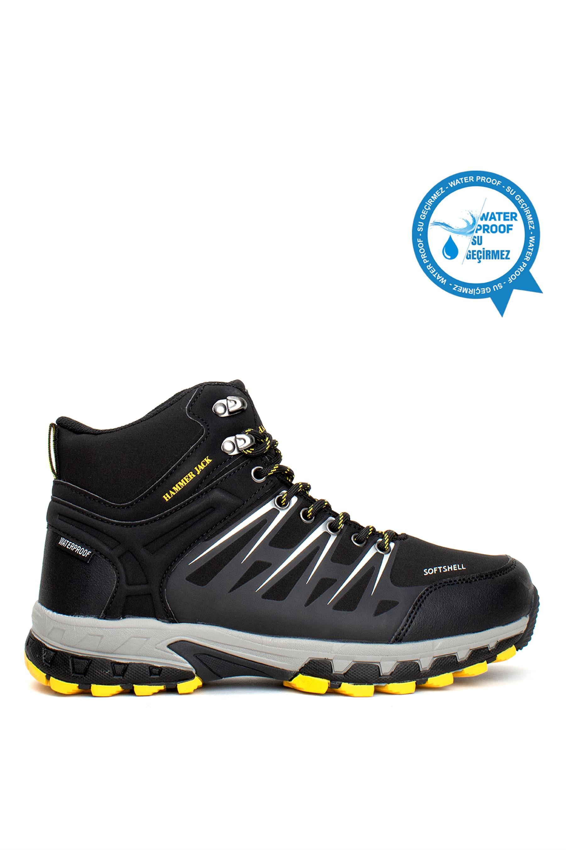 Hammerjack 102 19900-M Erkek Outdoor Bot Siyah - Sarı