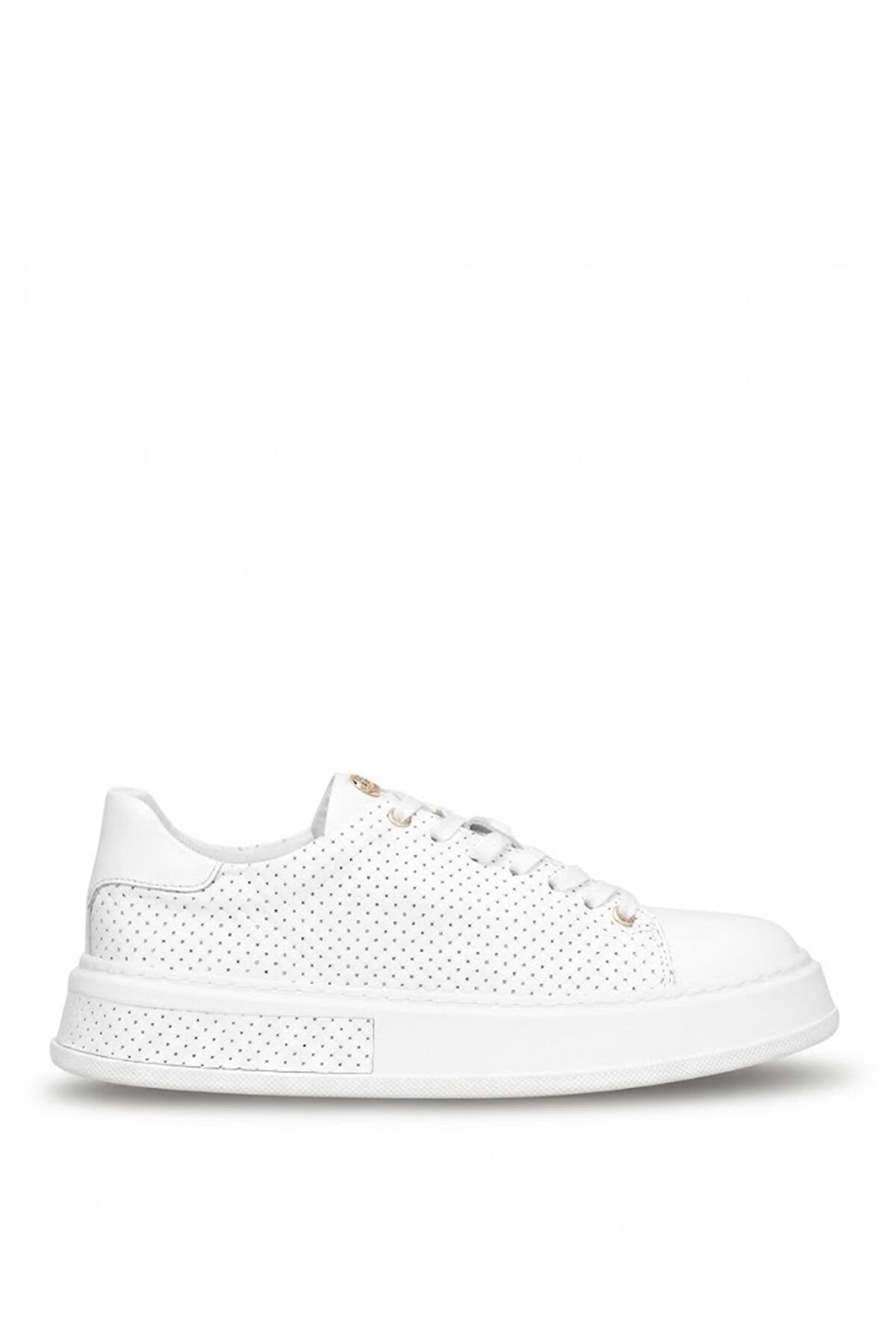 John Richardo 24408 Erkek Hakiki Deri Klasik Sneaker Beyaz