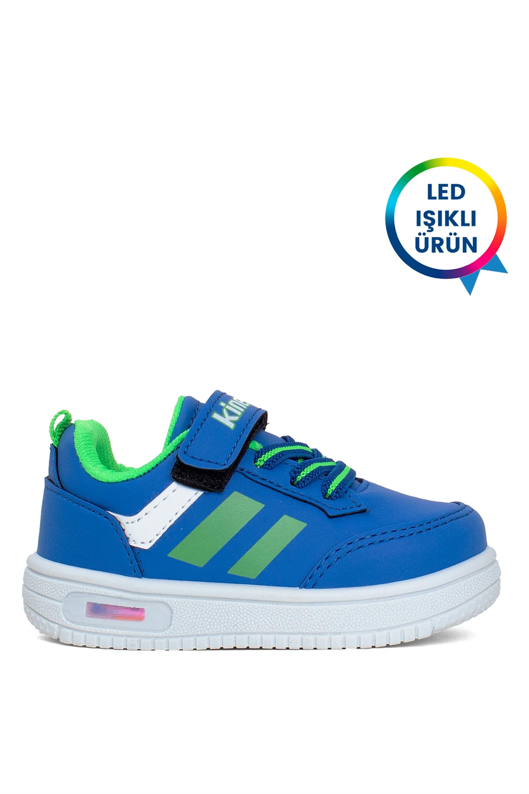 Kinetix 101395392 Luna Bebe Erkek Çocuk Sneaker Saks