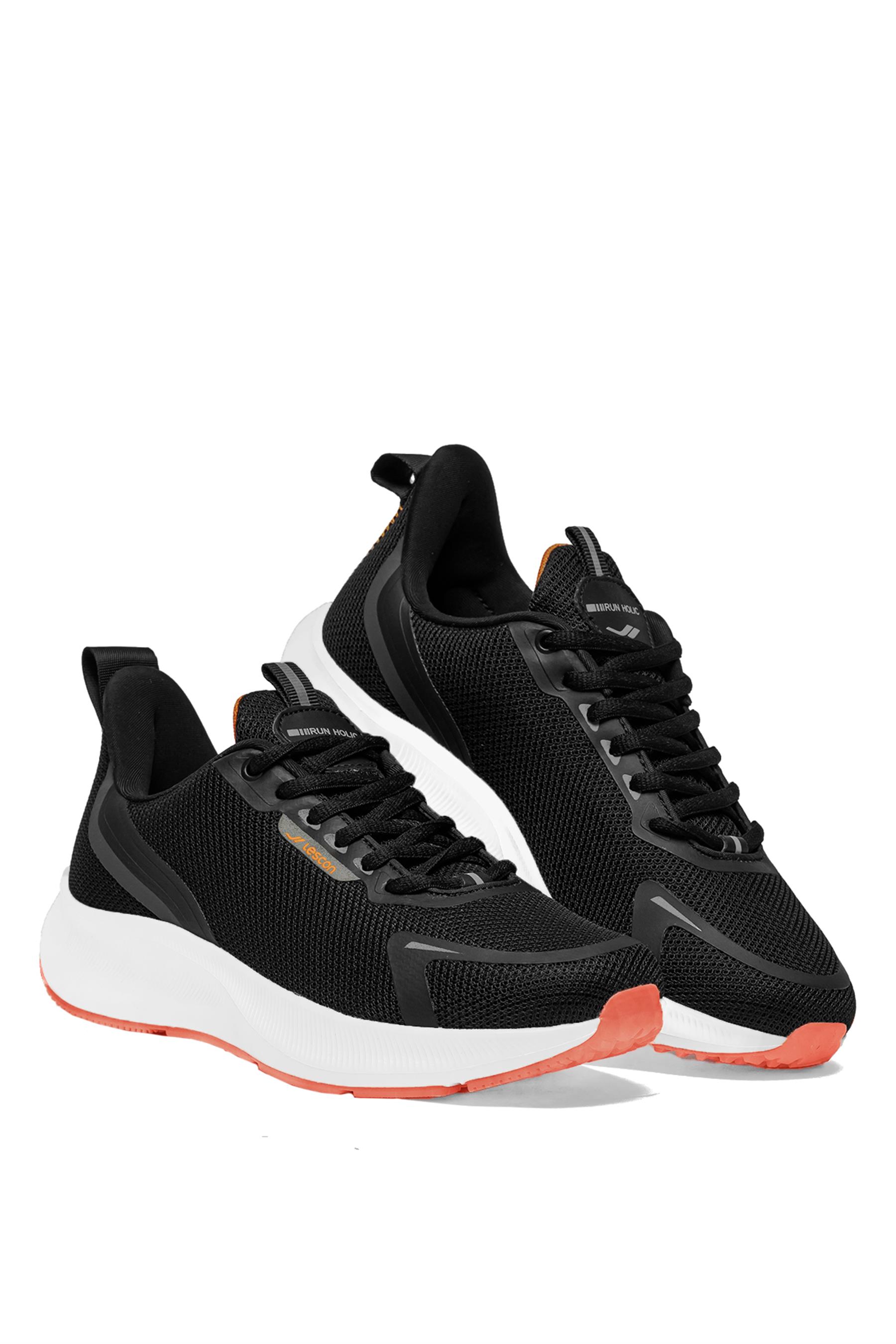 Lescon 23NAU00GYMRU Gym-Runner Kadın Spor Ayakkabı Siyah Turuncu