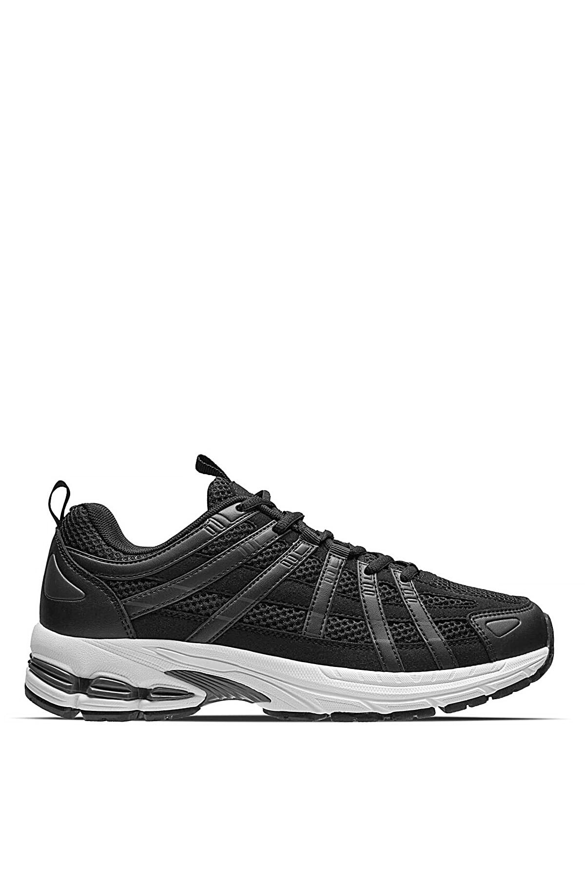 Lescon 25NAE00PAERM Pace Runner Erkek Klasik Sneaker Siyah