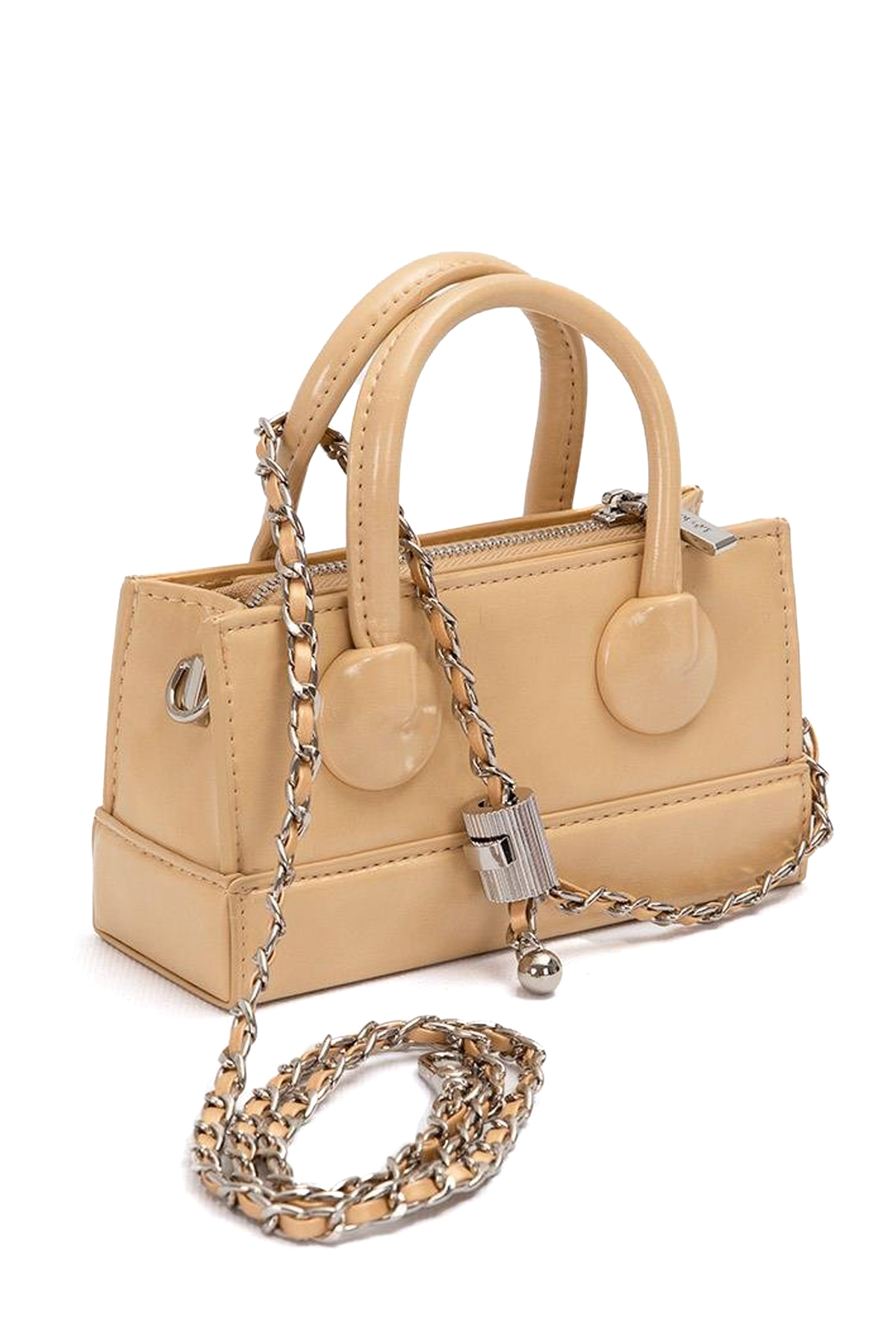 Levidor 930397 Ayarlanabilir Kilit Detaylı Kadın El Çantası Sarı