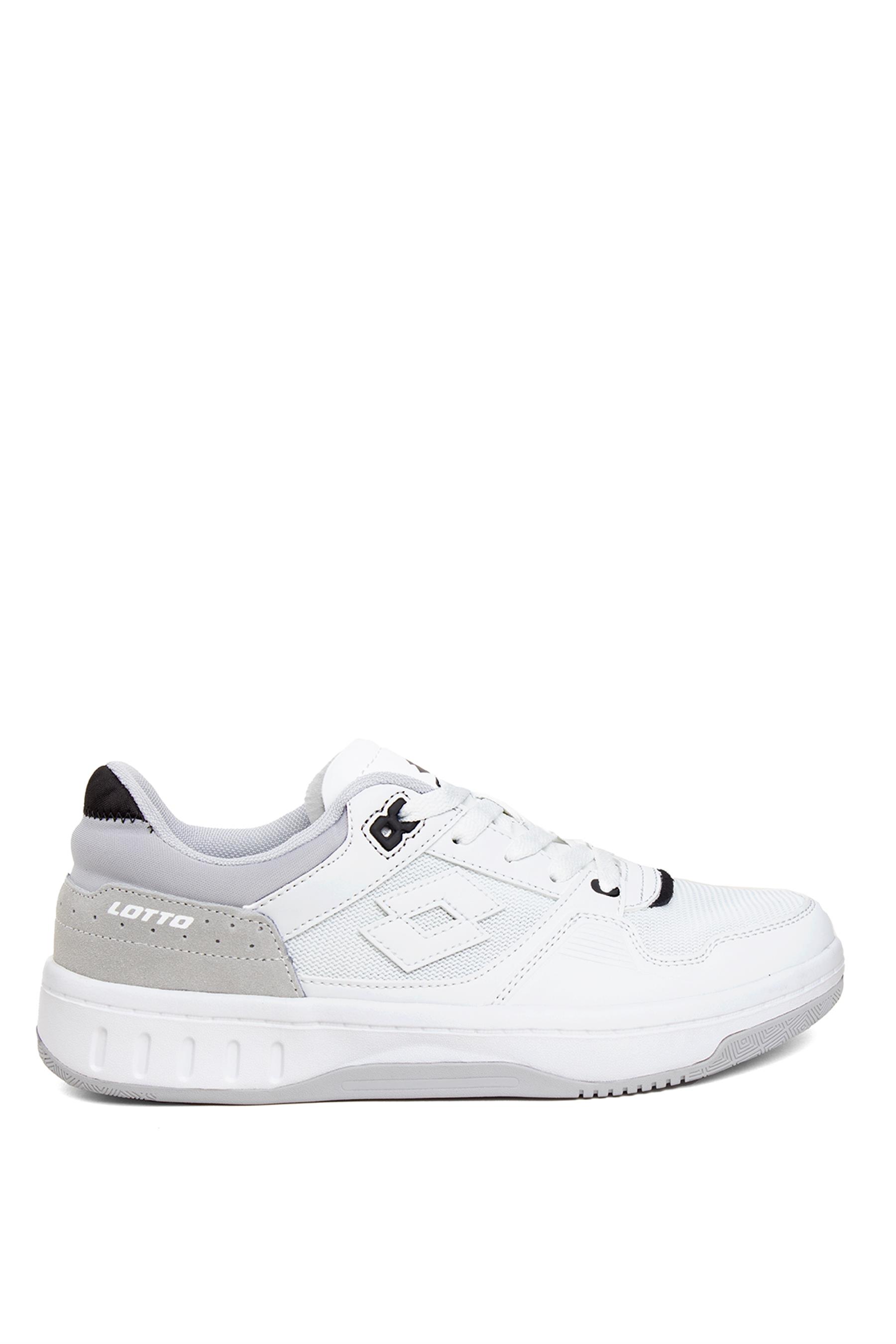 Lotto 101502674 Loren Erkek Klasik Sneaker Beyaz - Gri