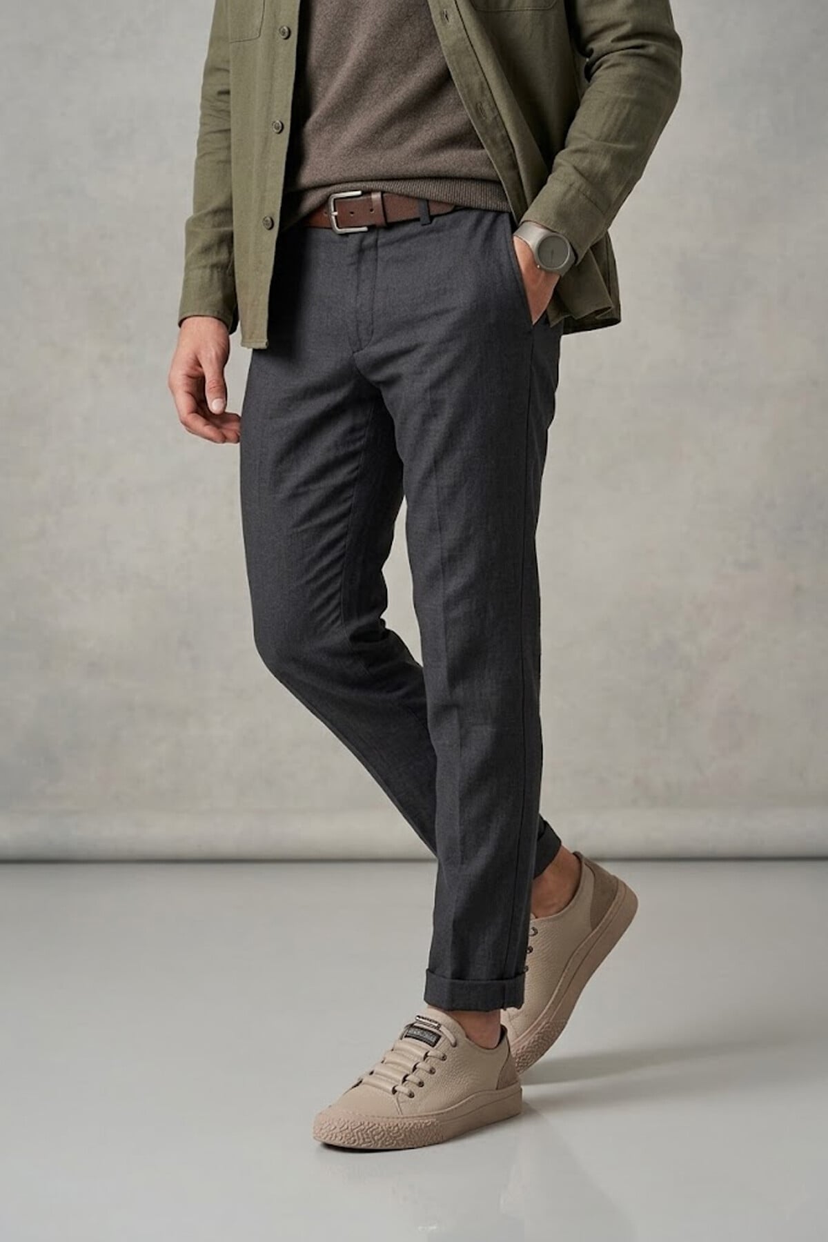 Luciano Bellini 26K-C25817 Mars Erkek Casual Ayakkabı Vizon