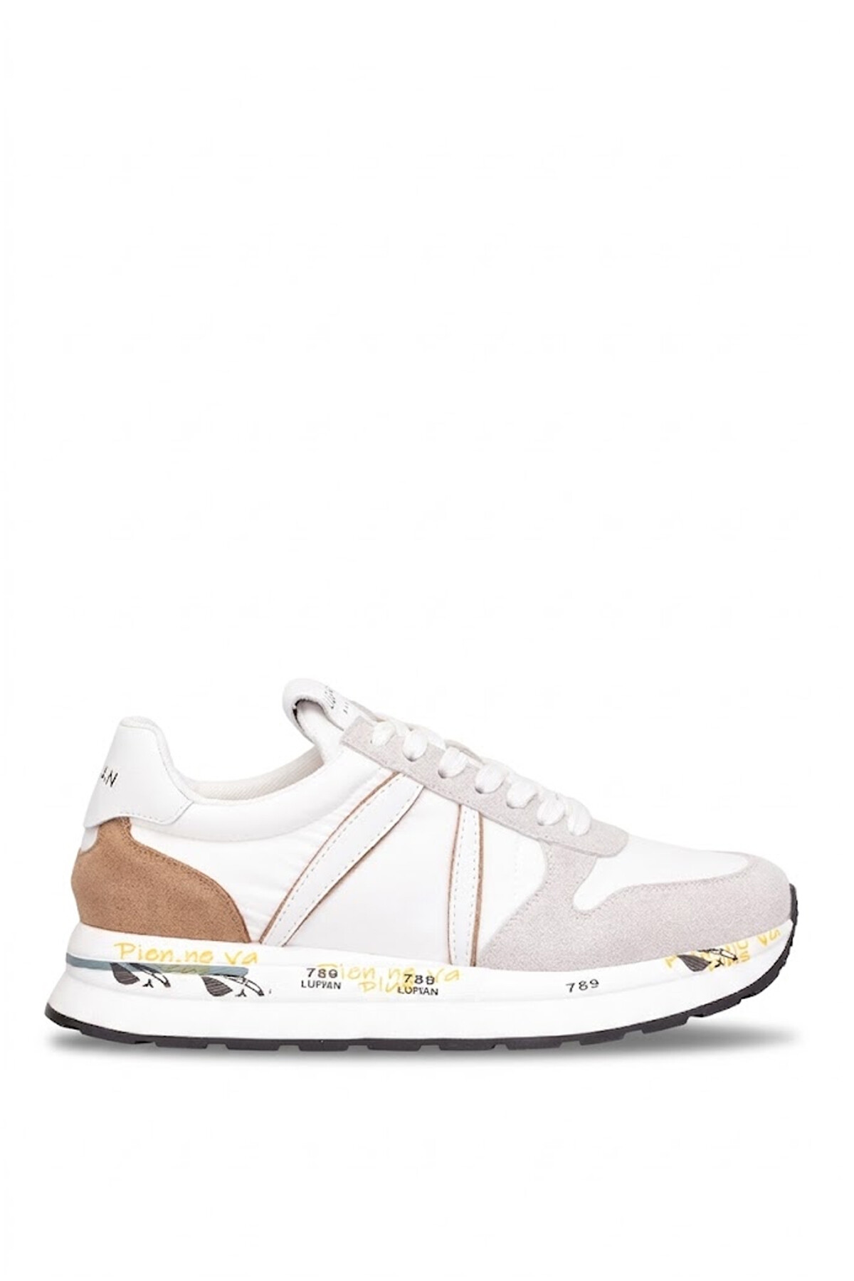 Lufian 111230305 Rex Erkek Hakiki Deri Klasik Sneaker Beyaz
