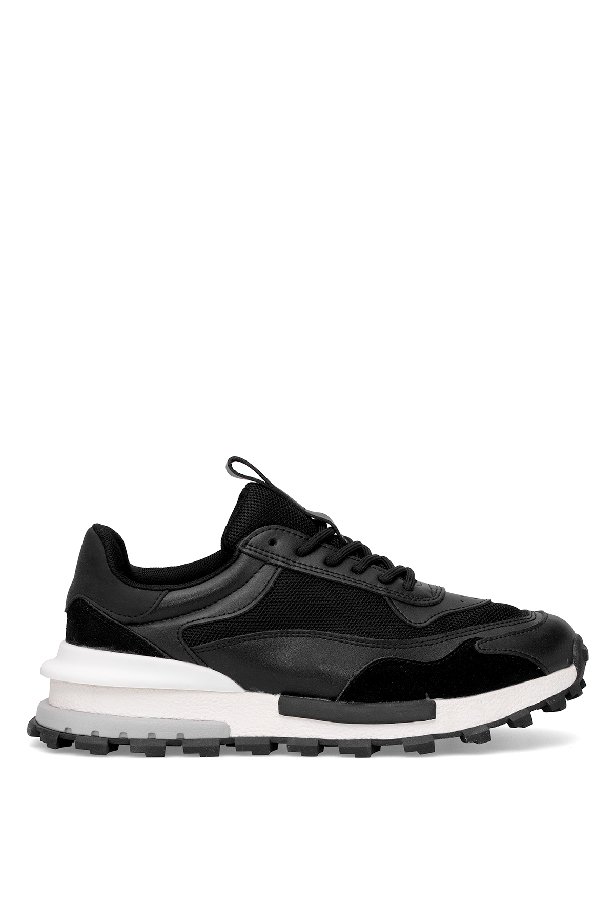 Lufian 112230265 Henry Erkek Hakiki Deri Klasik Sneaker Siyah