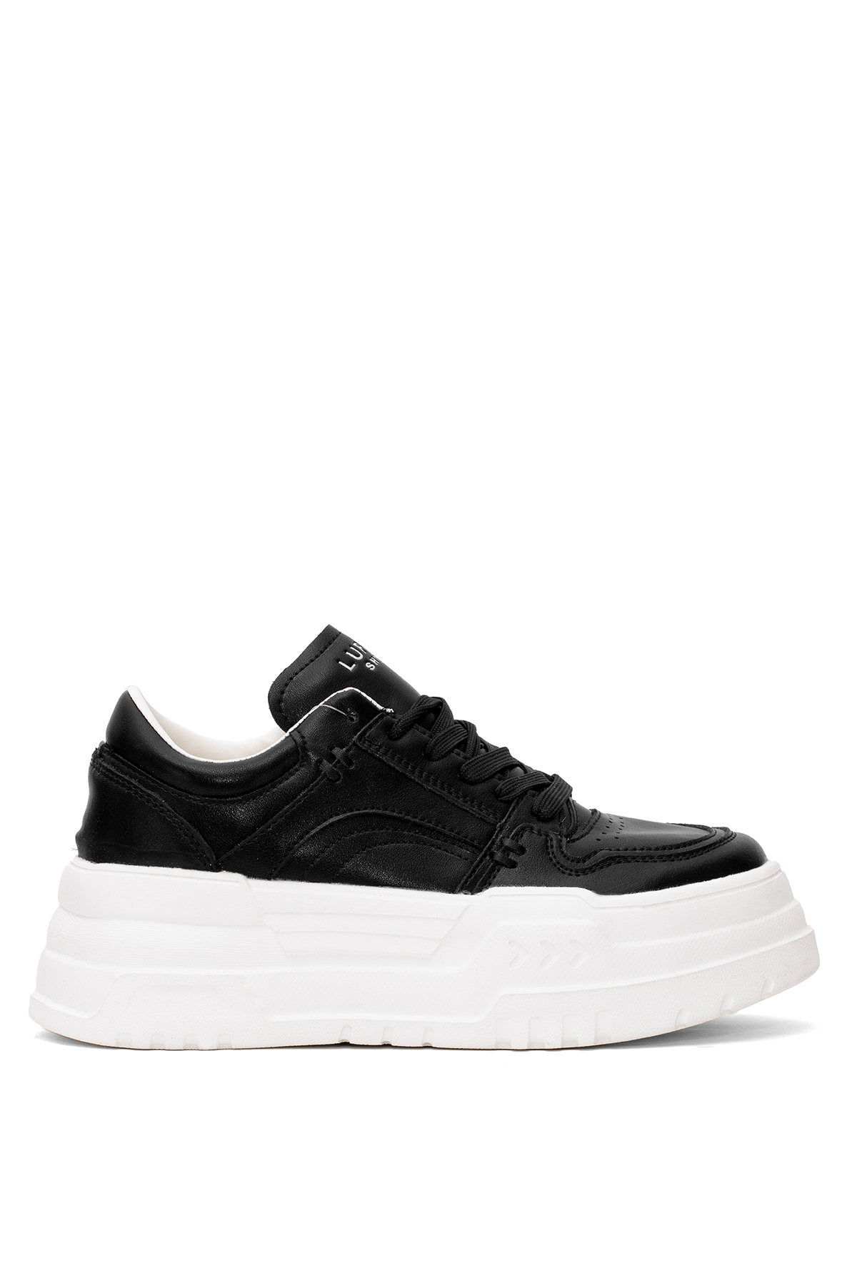 Lufian 121230020 Darla Kadın Hakiki Deri Klasik Sneaker Siyah