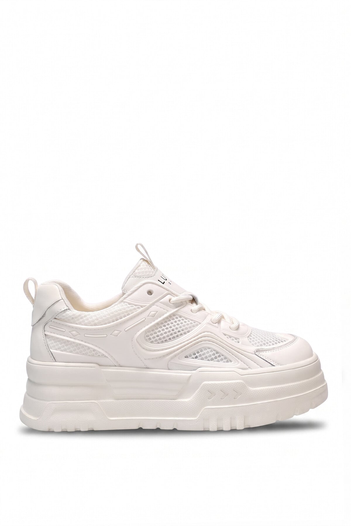 Lufian 121230033 Tomris 25K Kadın Hakiki Deri Klasik Sneaker Beyaz