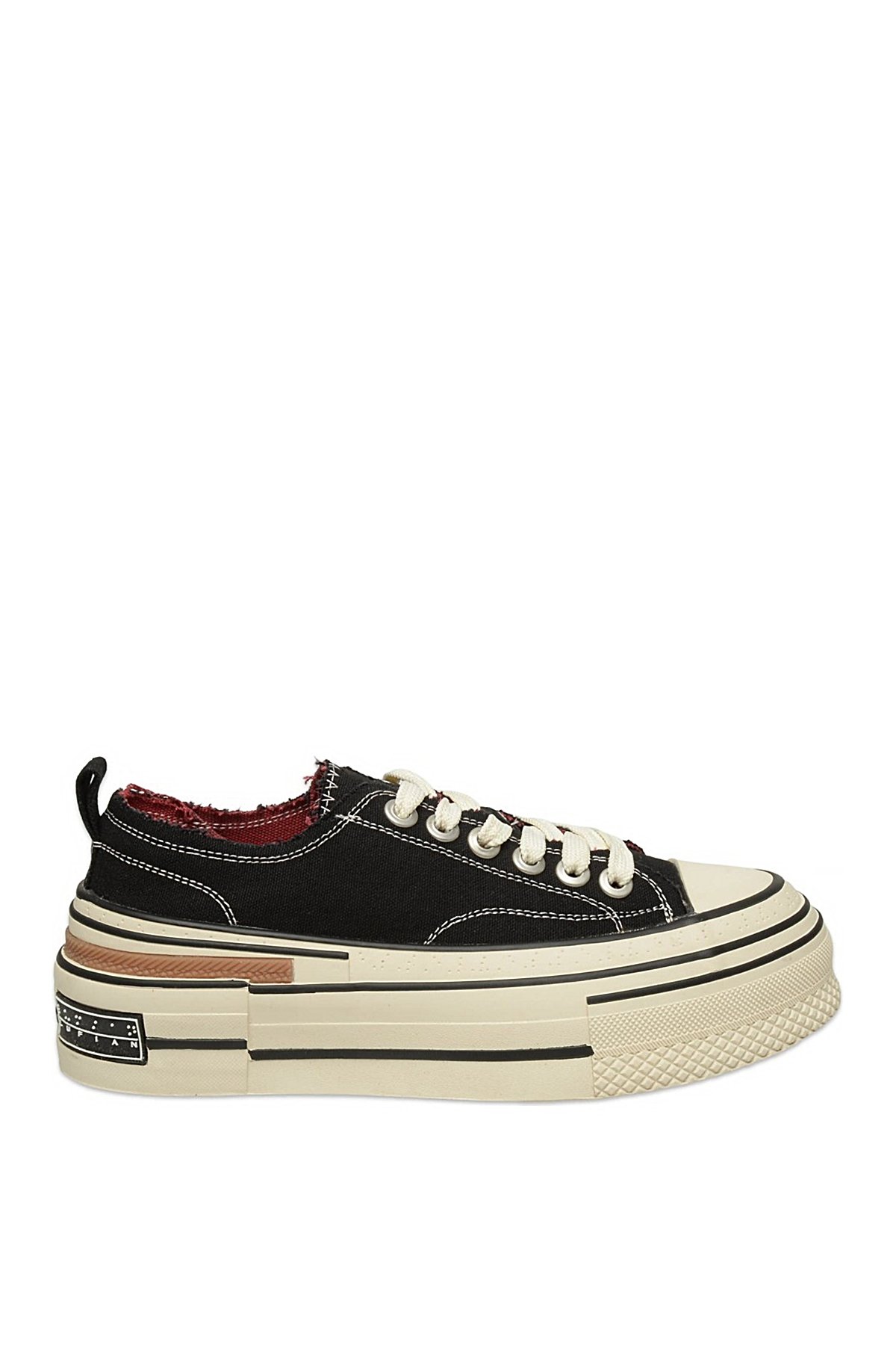 Lufian 121230039 Elena 25K Kadın Hakiki Deri Klasik Sneaker Siyah