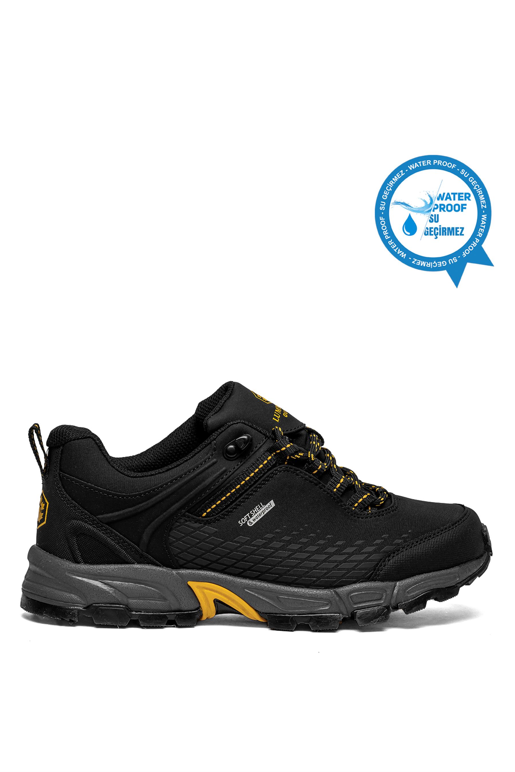 Lumberjack 101386664 Flake Erkek Outdoor Ayakkabı Siyah - Sarı