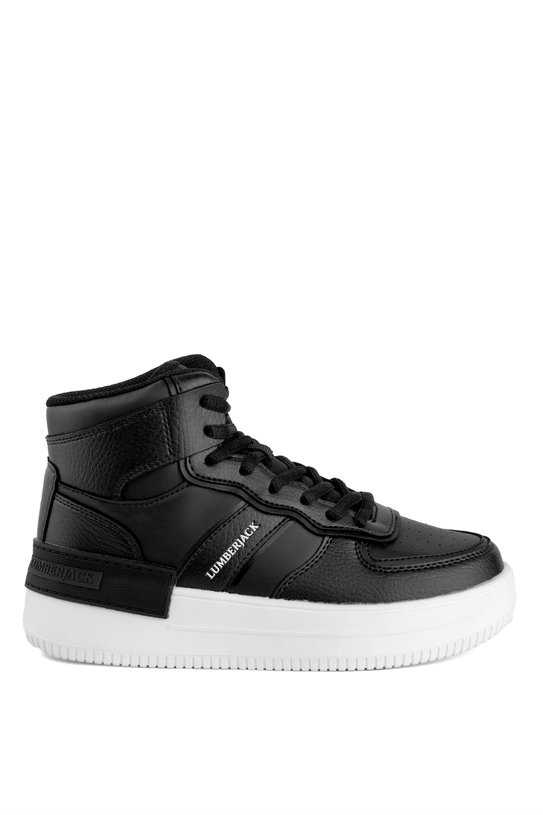 Lumberjack 101388991 3PR Freya Kadın Hi Sneaker Siyah
