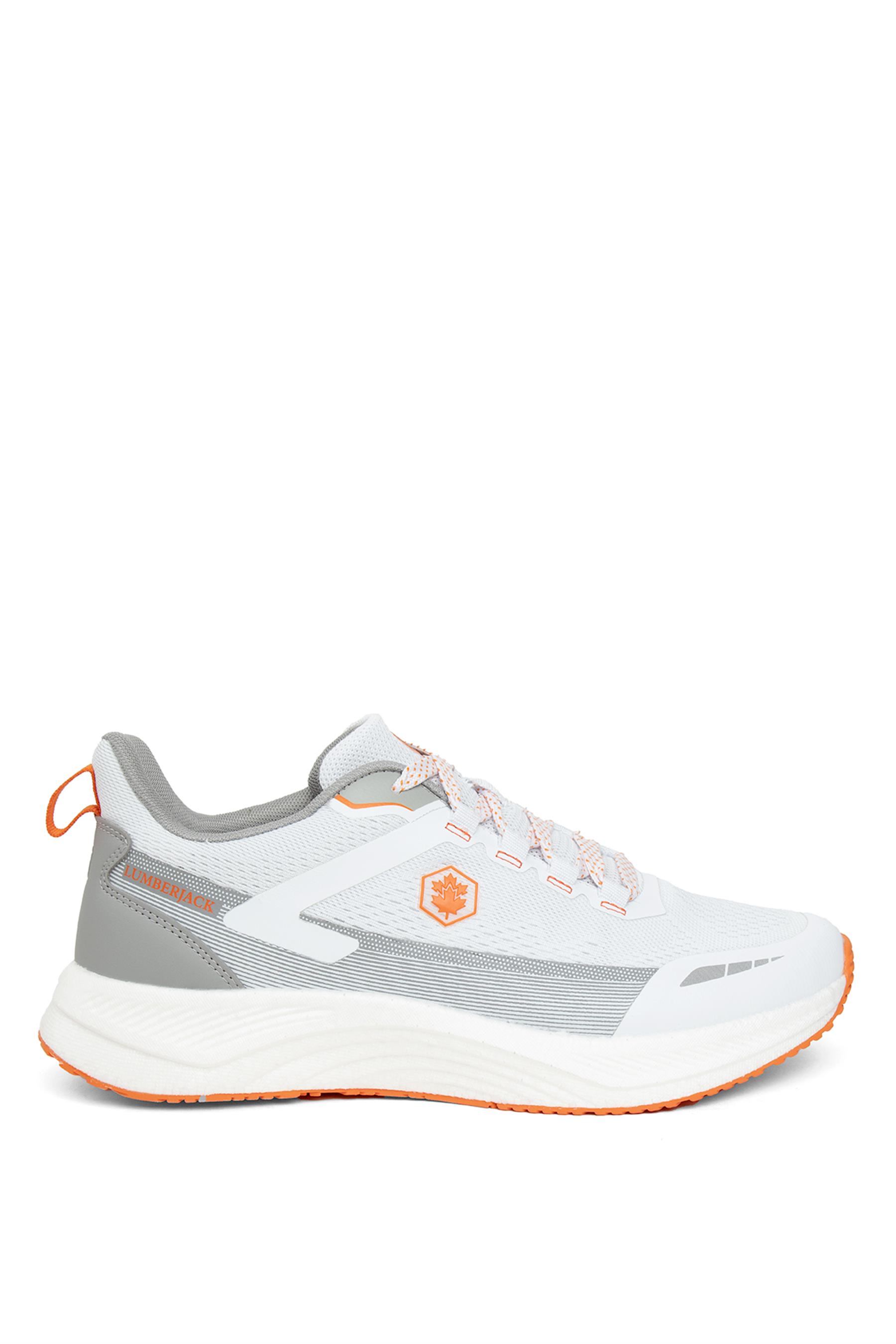 Lumberjack 101498216 Willy Erkek Sneaker Beyaz - Turuncu