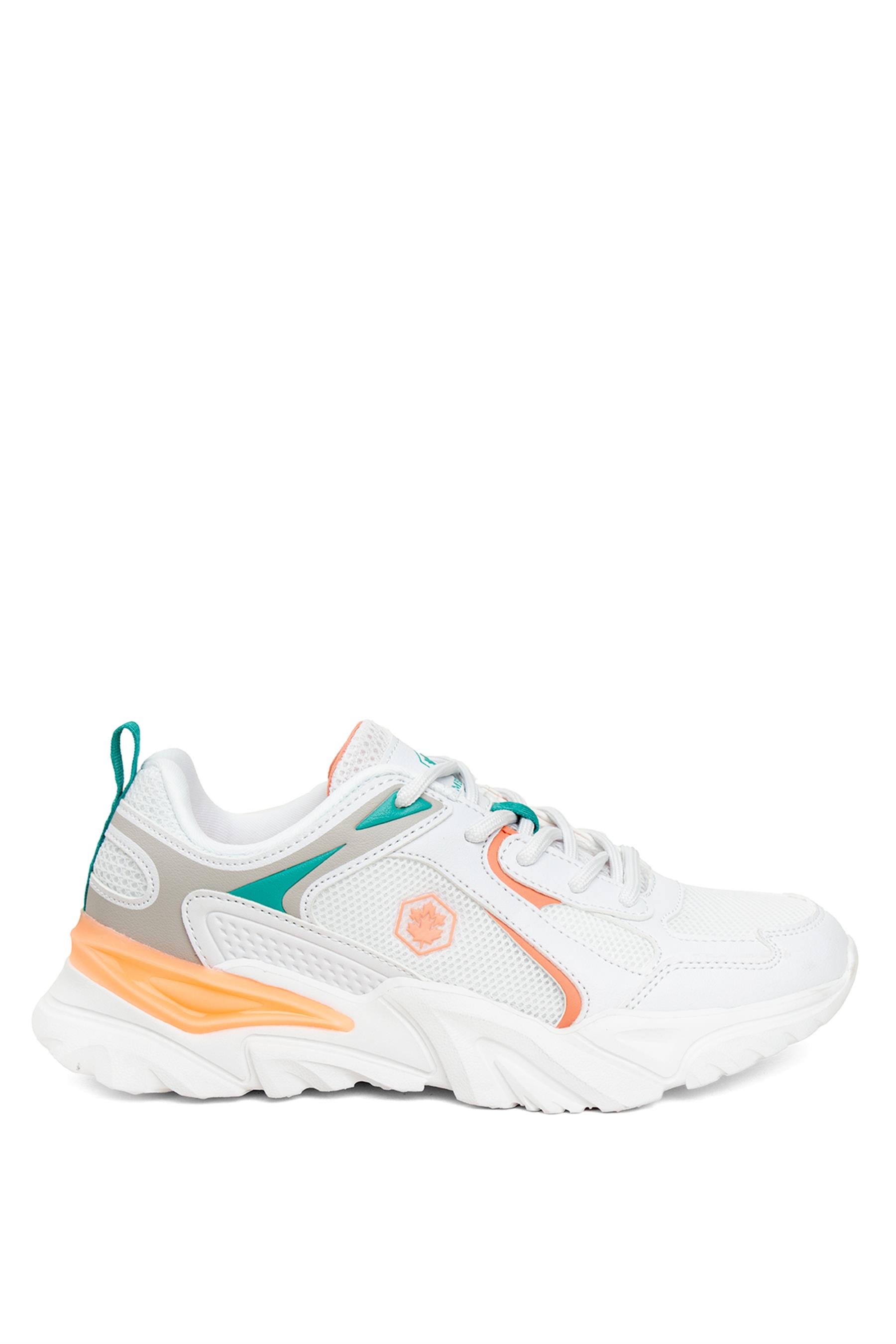 Lumberjack 101498263 Emilia Kadın Klasik Sneaker Beyaz - Turuncu