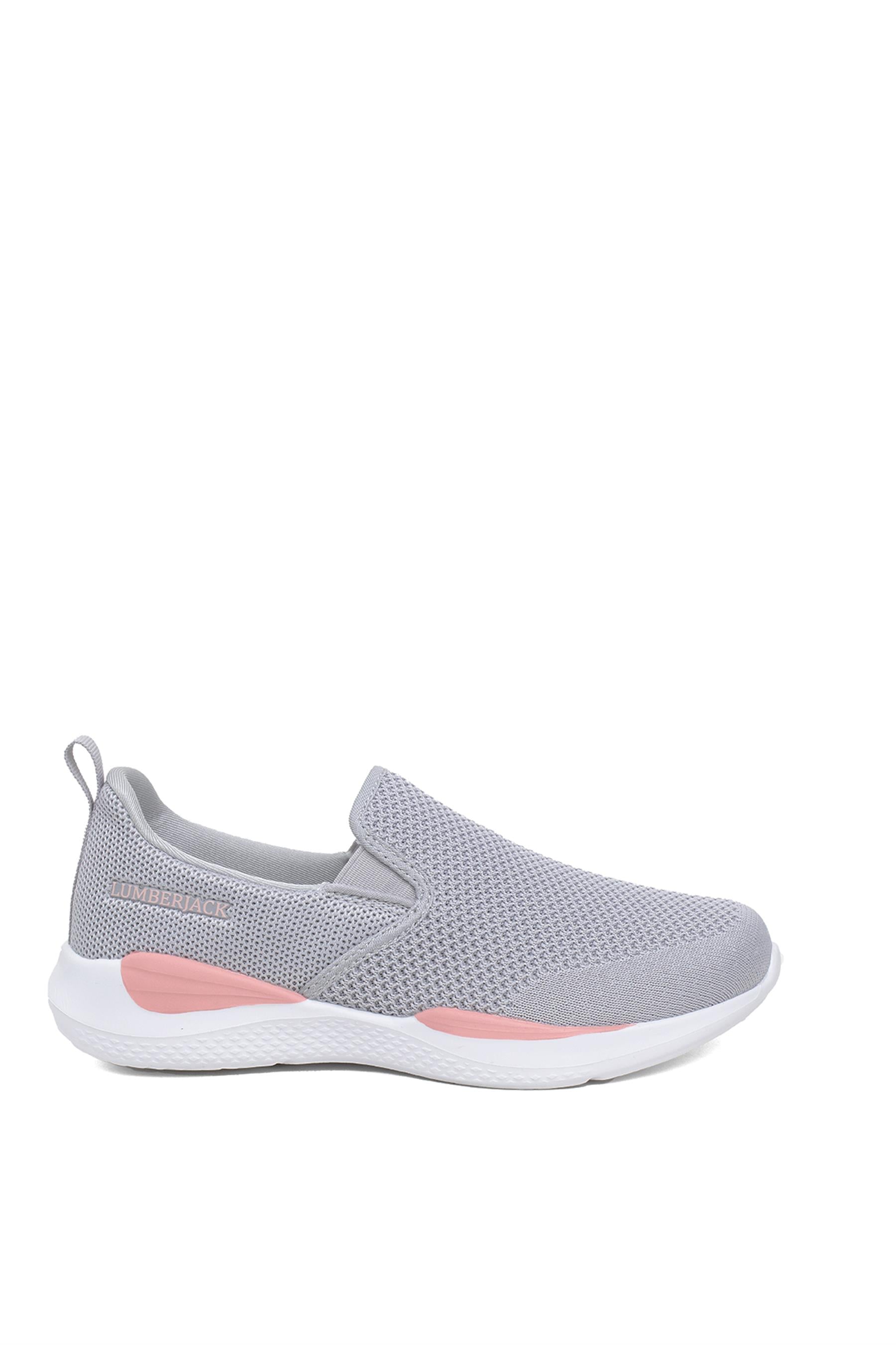 Lumberjack 101499585 Woila 4FX Kadın Klasik Sneaker Gri