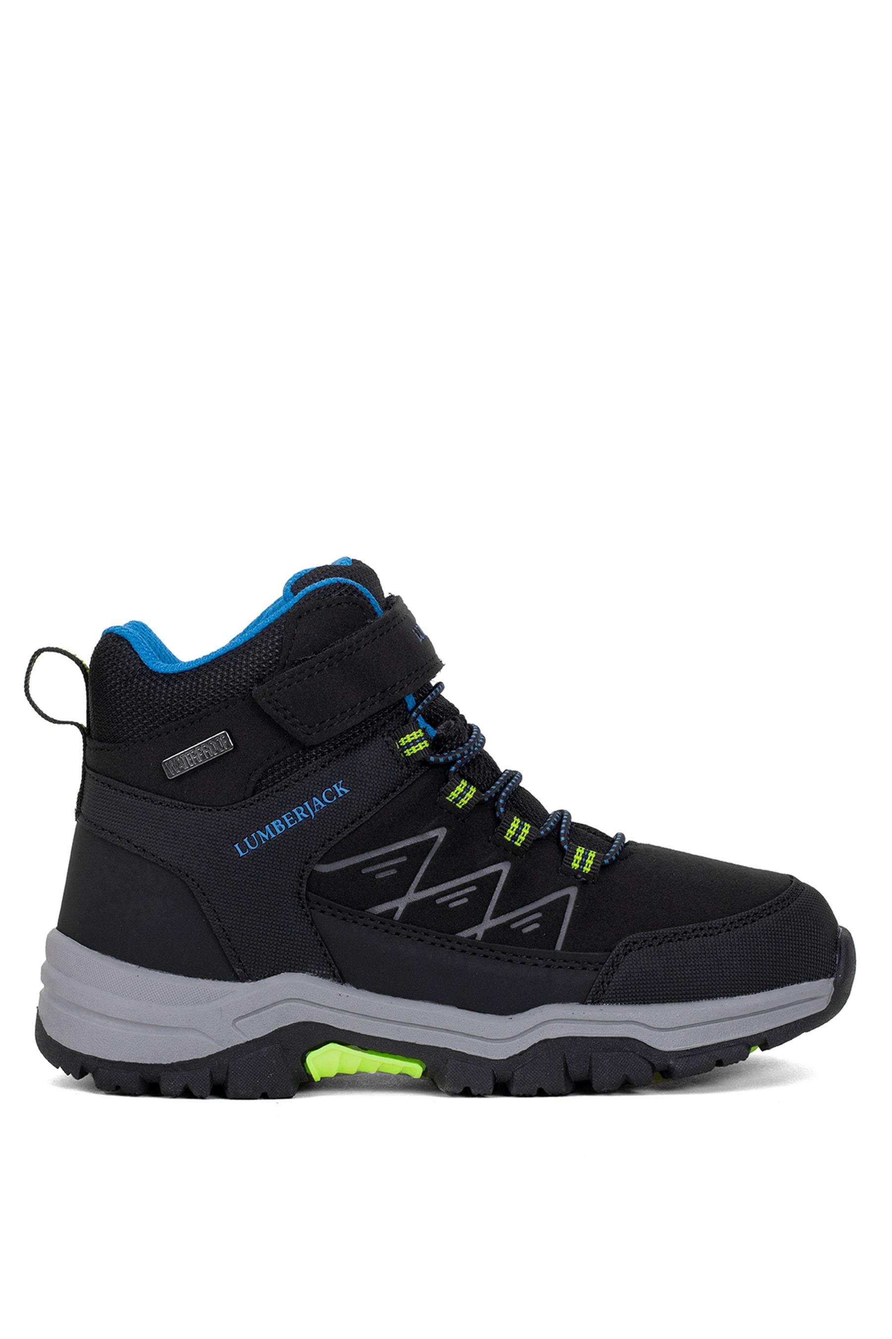 Lumberjack 101893584 4W Bowl Hi 4PR Filet Erkek Çocuk Outdoor Bot Siyah - Mavi