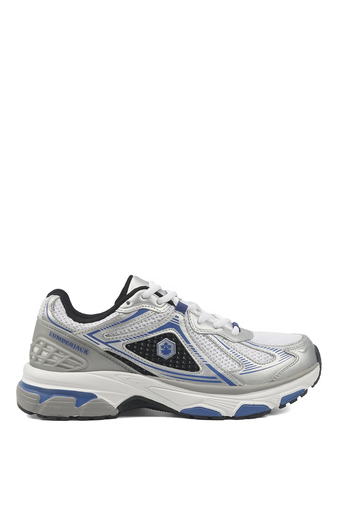 Lumberjack 102202870 6M Keroka 6FX Erkek Klasik Sneaker Beyaz - Mavi