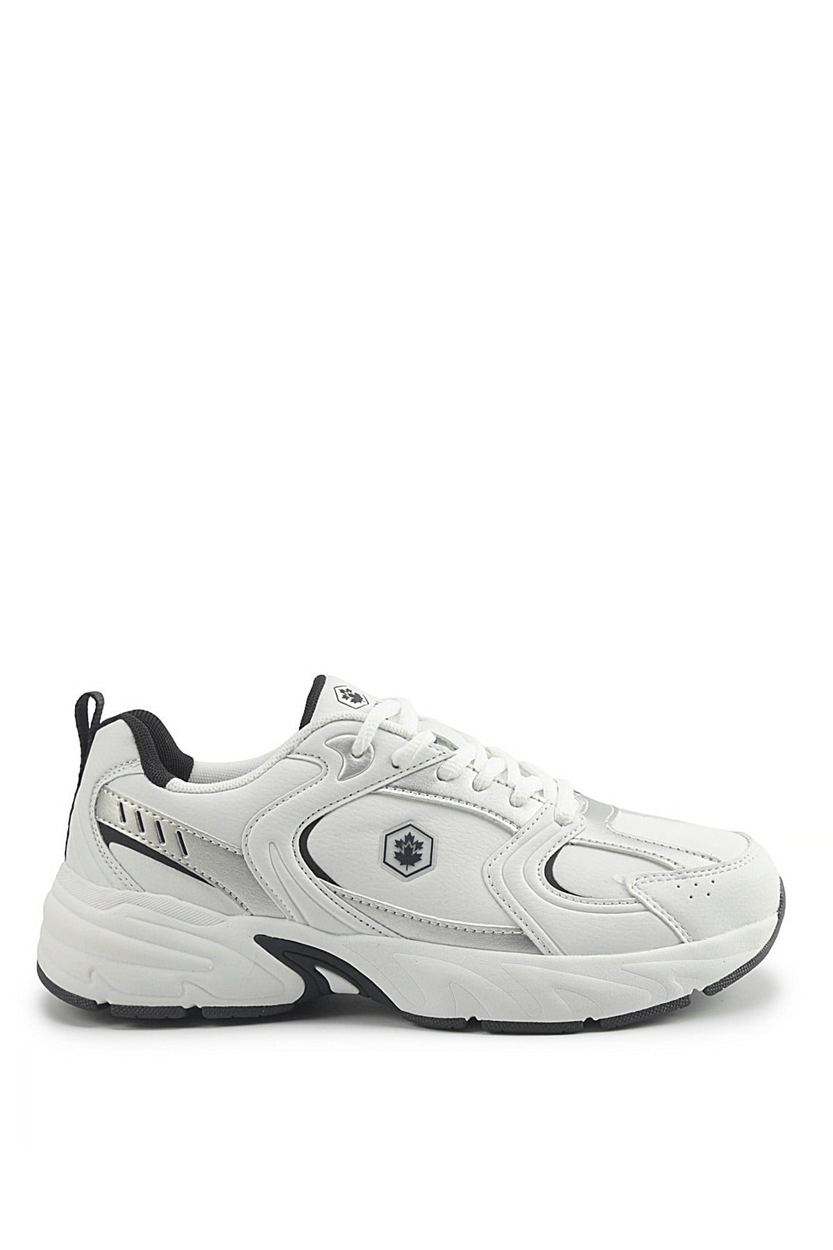 Lumberjack A102015968 5W Pol Wmn Pu 5PR Kadın Klasik Sneaker Beyaz - Lacivert