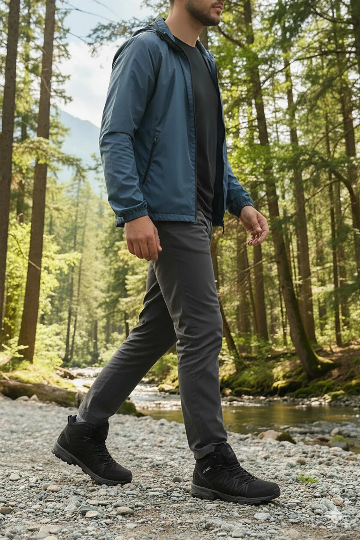 Lumberjack A102019273 5W Shell Hi 5PR Erkek Outdoor Bot Siyah